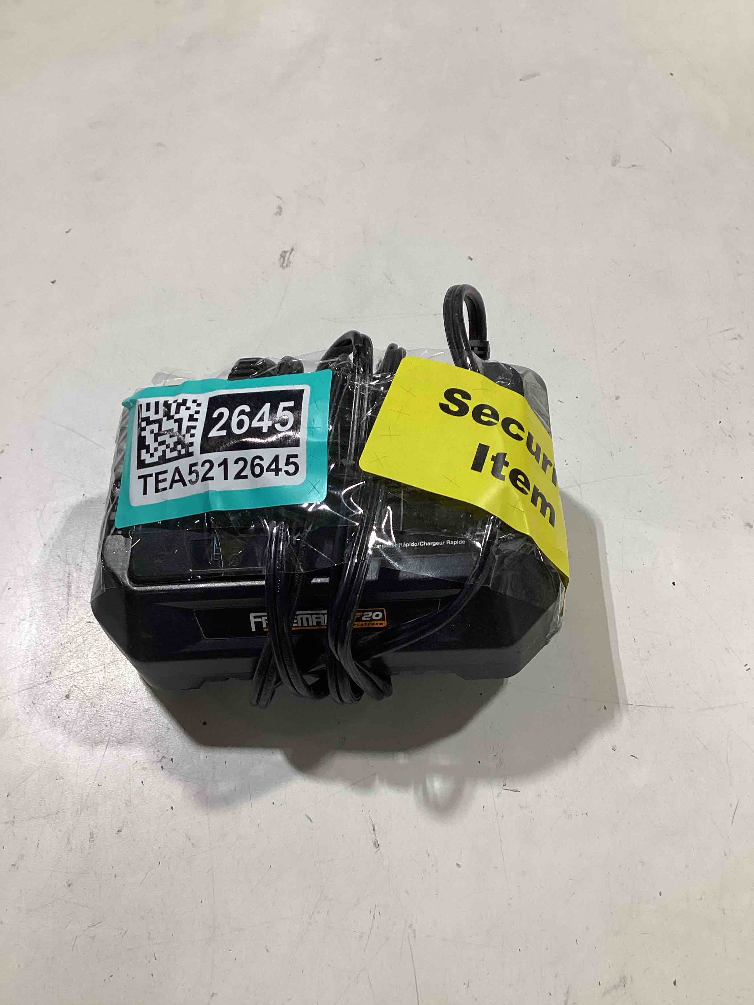 Condition photo showing As Is for untested. freeman pel4abc electric rapid charger for f20 20v lithium ion batteries