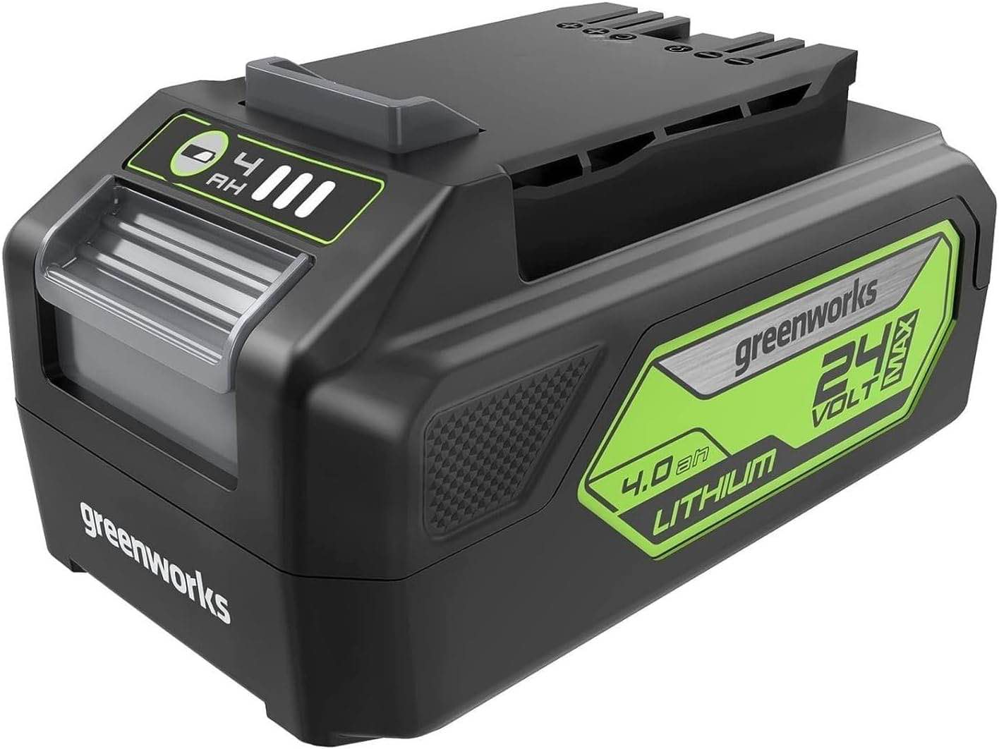 untested. greenworks 24v 4.0ah lithium-ion battery (genuine greenworks battery/ 125+ compatible tools)