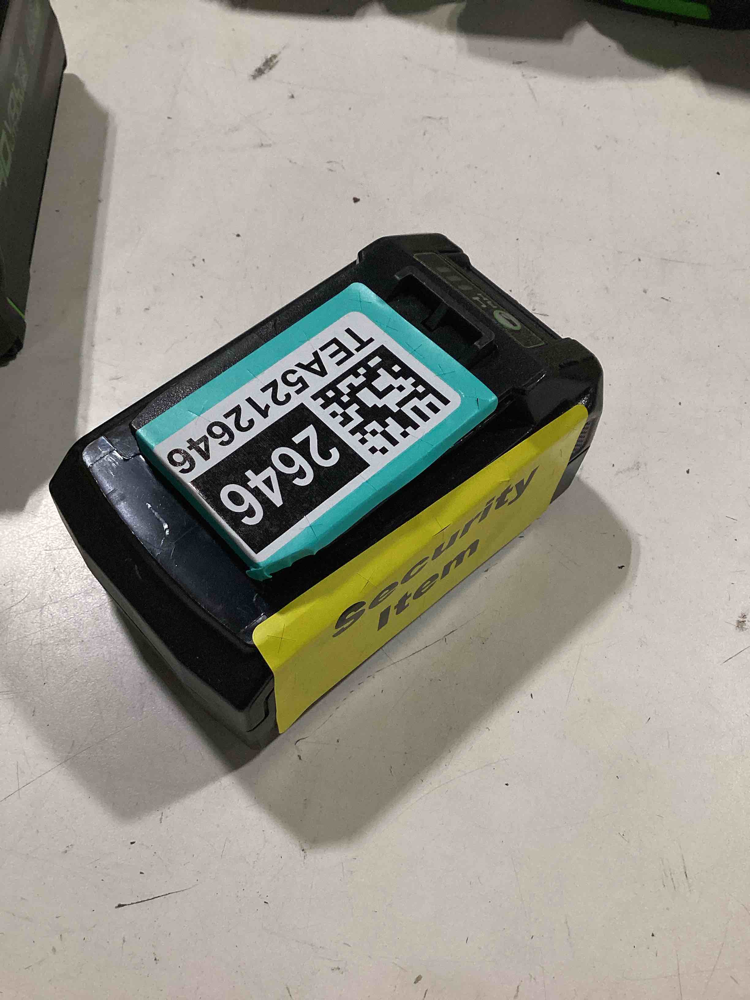 Condition photo showing As Is for untested. greenworks 24v 4.0ah lithium-ion battery (genuine greenworks battery/ 125+ compatible tools)