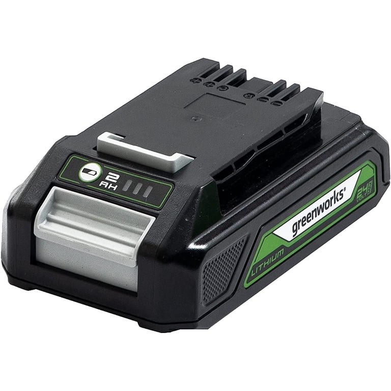untested. greenworks 24v 2.0 ah lithium-ion battery, lb24a020