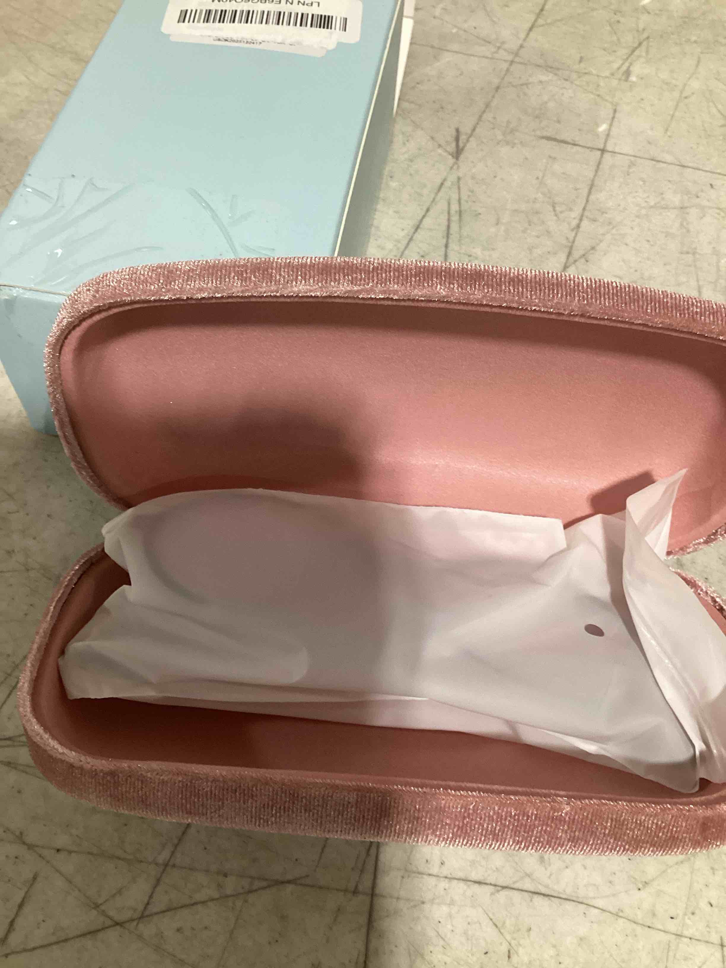 Condition photo showing Good Condition for livho blue light glasses for women – y2k aesthetic frame with blush pink case, 90s vibe for screen time blue light blocking *tortoise oval modern