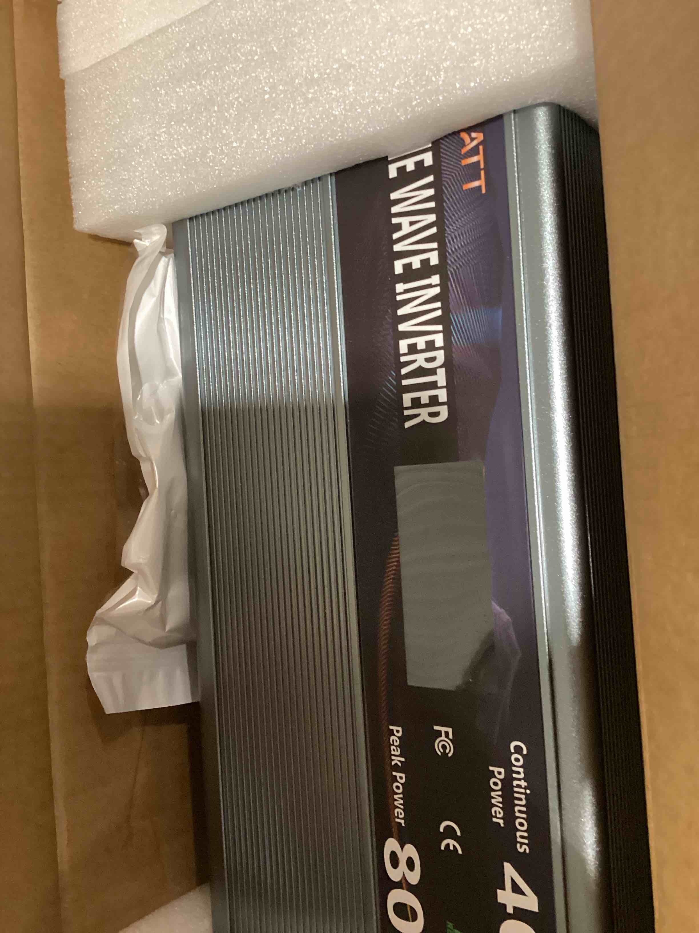 Condition photo showing Good Condition for pure sine wave power inverters 4000w 12v dc to ac 110v 120v peak power 8000w with remote control 4 ac outlets,dual usb port,led display ac terminal blocks for power inverter truck rv car solar system