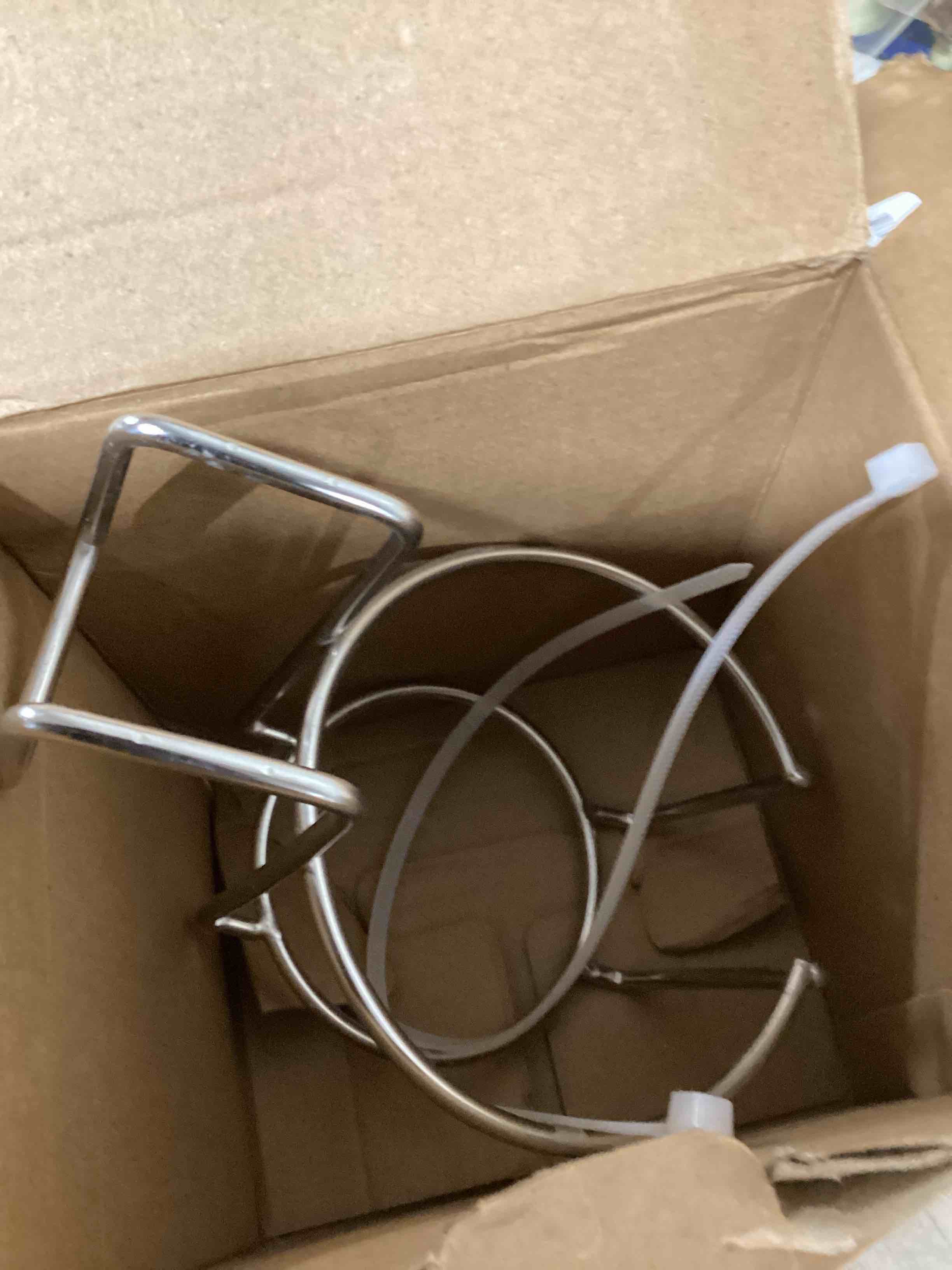 Condition photo showing Good Condition for stanley cup holder for bed (diameter: 4in) drink holder water bottle/glass organizer for dorm room bunk bed crib, metal toddle bed,loft bedside, headbed, car,office desk partition c style diameter: 4 in