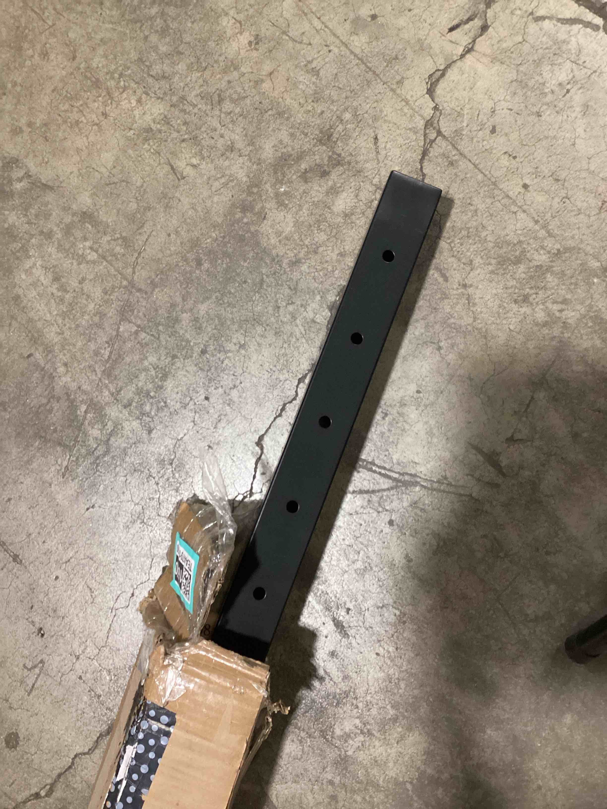 Condition photo showing Good Condition for muzata 36" black side mount cable railing post angle drilled pf01 bb4s | patented design for both left & right side, fits 25°-35° stairs, 36"×2"×2", t304 stainless steel, installation guide included