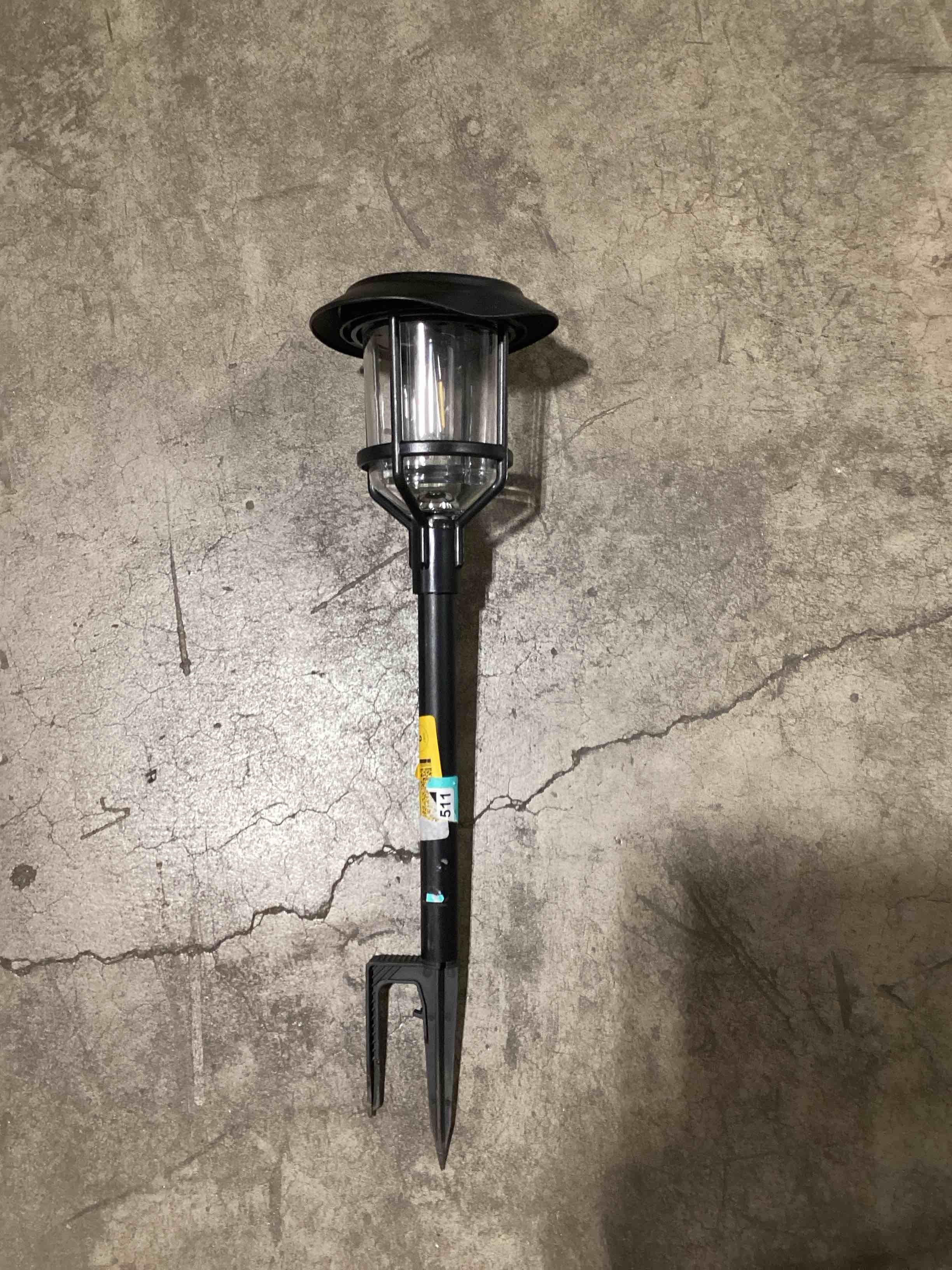 Condition photo showing As Is for cascadia westmont 35 -lumens black low voltage hardwired led outdoor path light 3000-