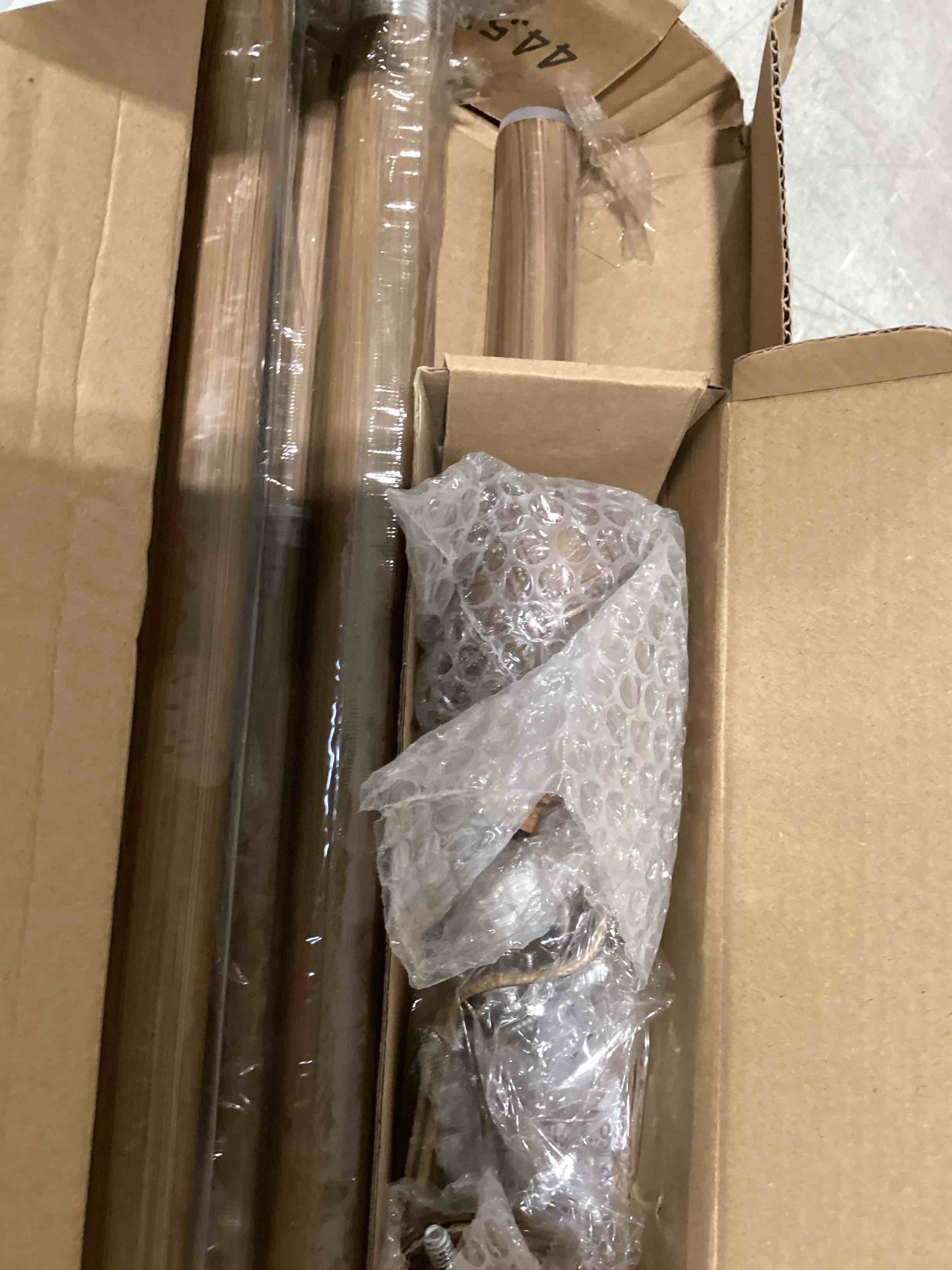 Condition photo showing Good Condition for gold extra long curtain rod 30 to 214 inch, heavy duty, metal, wall mounted, 1.5 inches diameter, 2.477 kg, 35 lbs max weight, window treatment single rods 30-214 inch gold