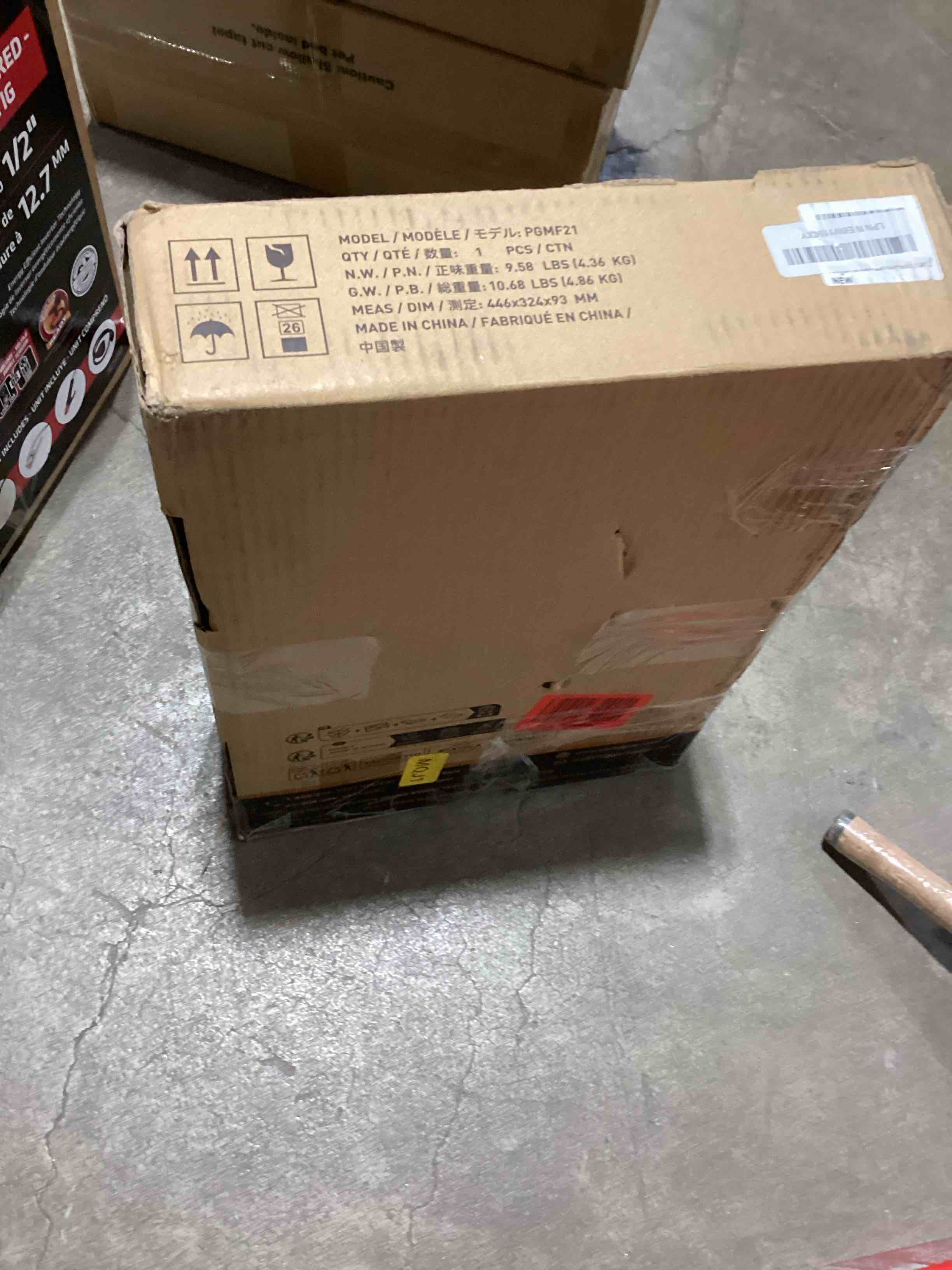 Condition photo showing As Is for full motion wall mount
