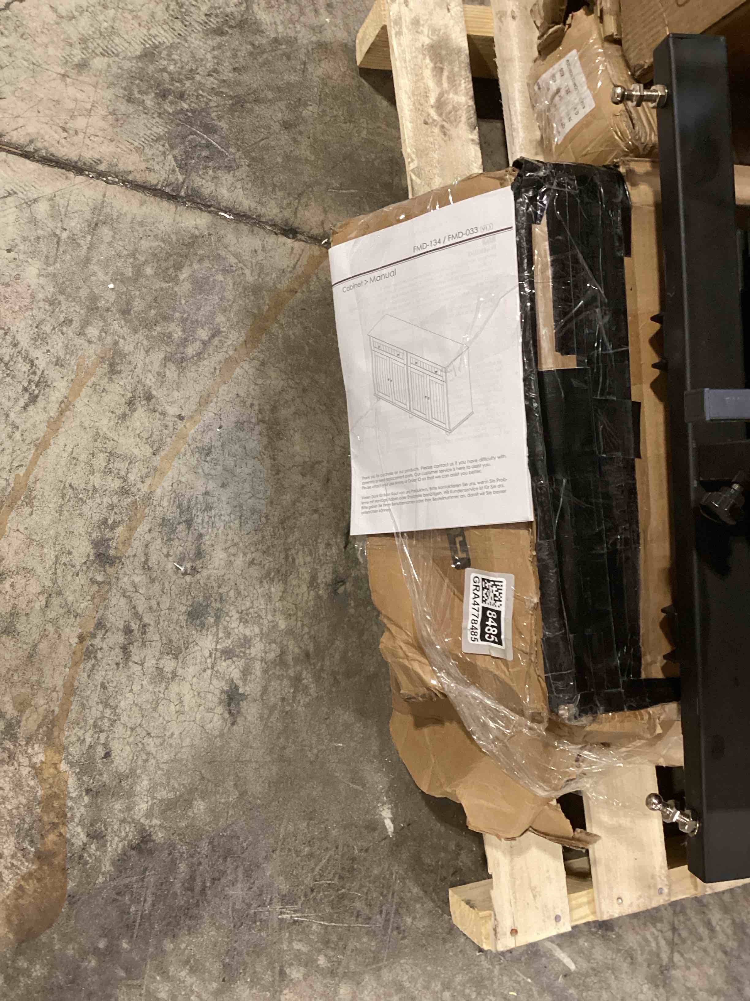 Condition photo showing As Is for cabinet