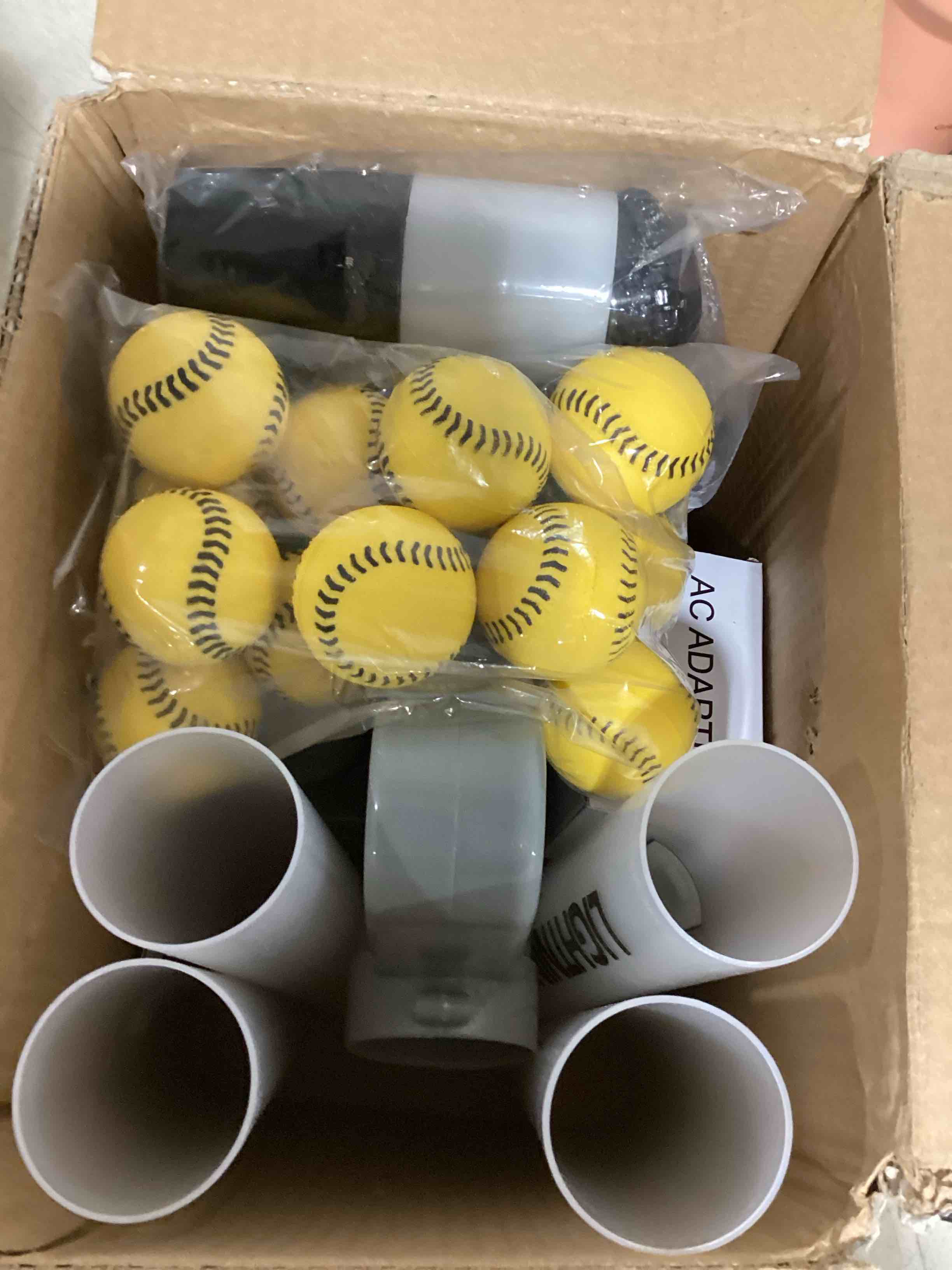 Condition photo showing Good Condition for sklz pitching machine | improve your swing | ideal for baseball & softball drills | develops hitting power and fielding skills | portable & easy to use lightning bolt pro