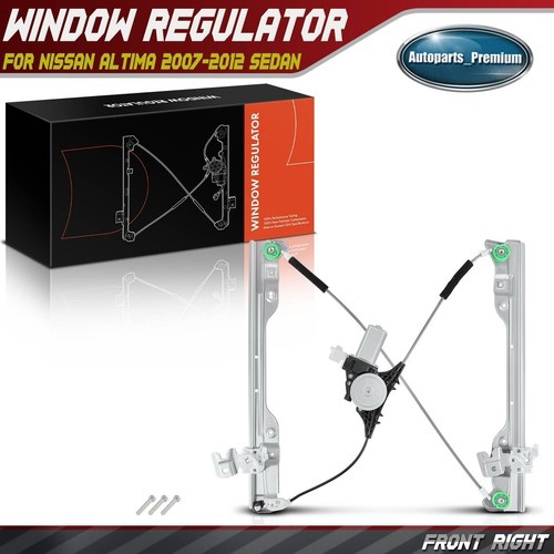 front driver power window regulator w/ auto-up for nissan altima 2007-2012 sedan