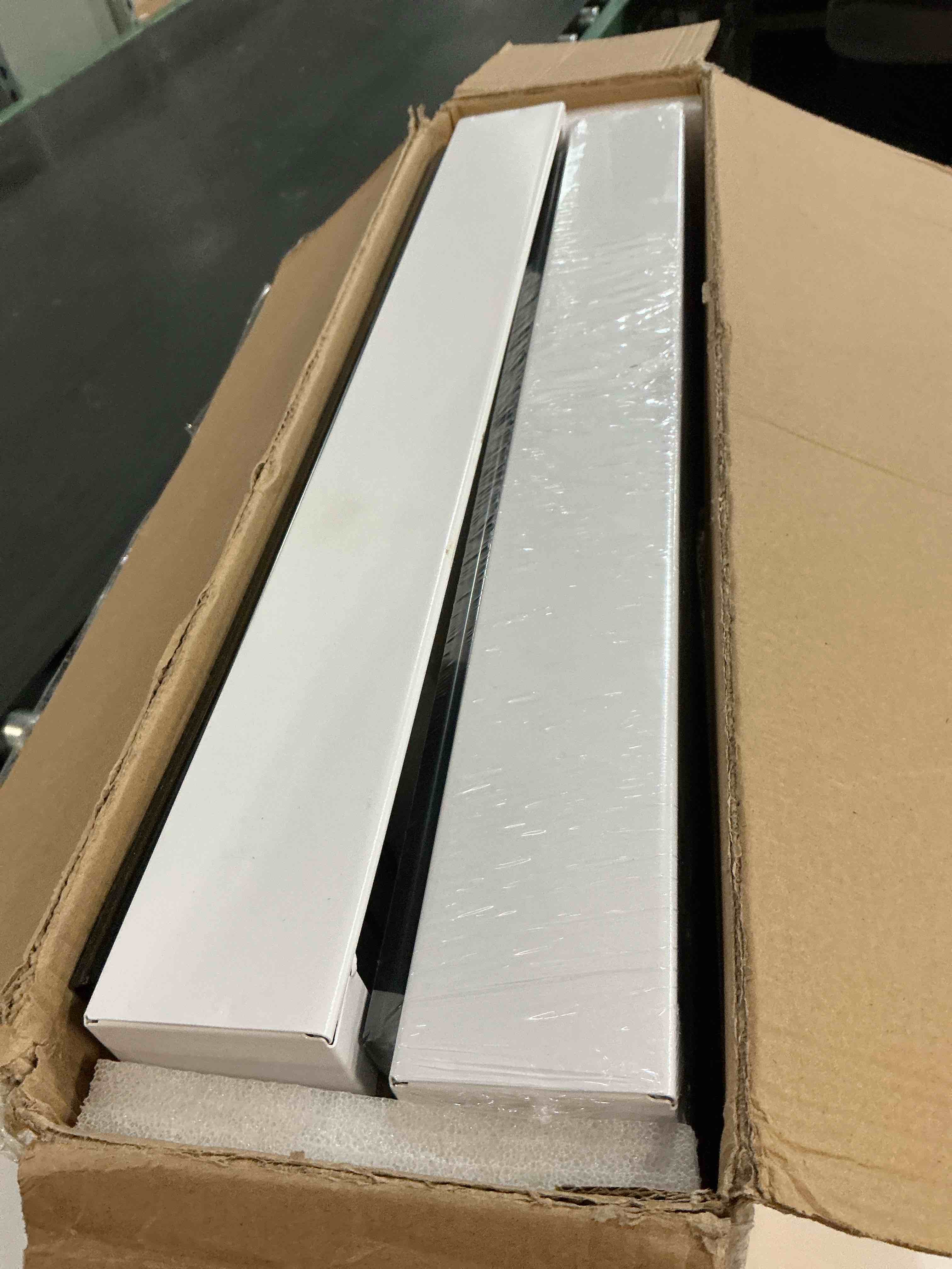 Condition photo showing Good Condition for 2 pack pull out cabinet organizers 21" deep with raising pad for framed cabinets, expandable width (15.2"-26.3") slide out drawers upgrade 3 slide rails, roll out shelves adhesive, white white 15.2"-26.3"wide x 21"deep(2 pack)
