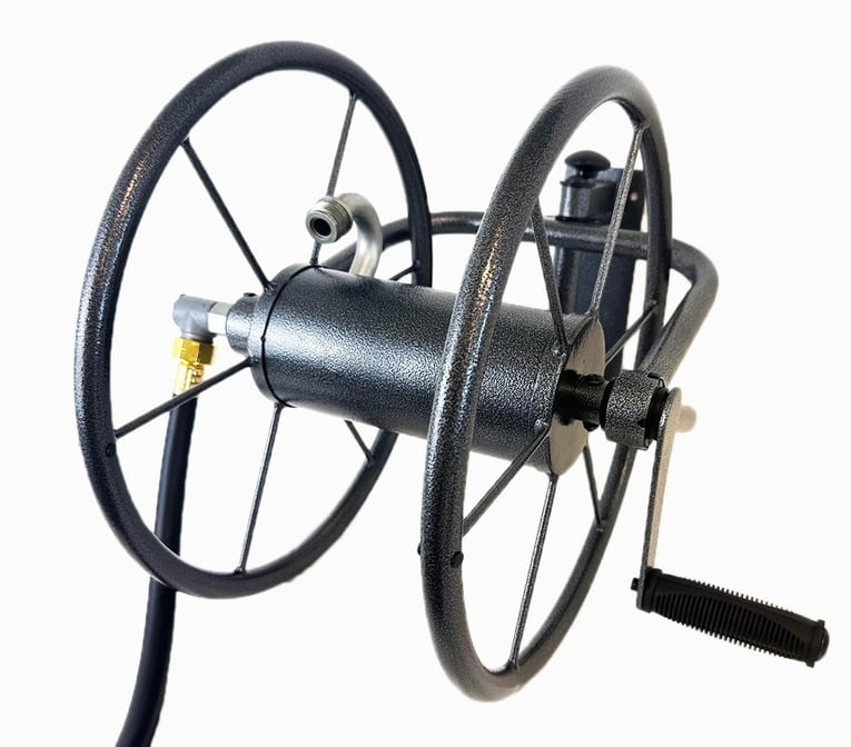 Project Source Steel Wall-Mount Hose Reel (125 ft)