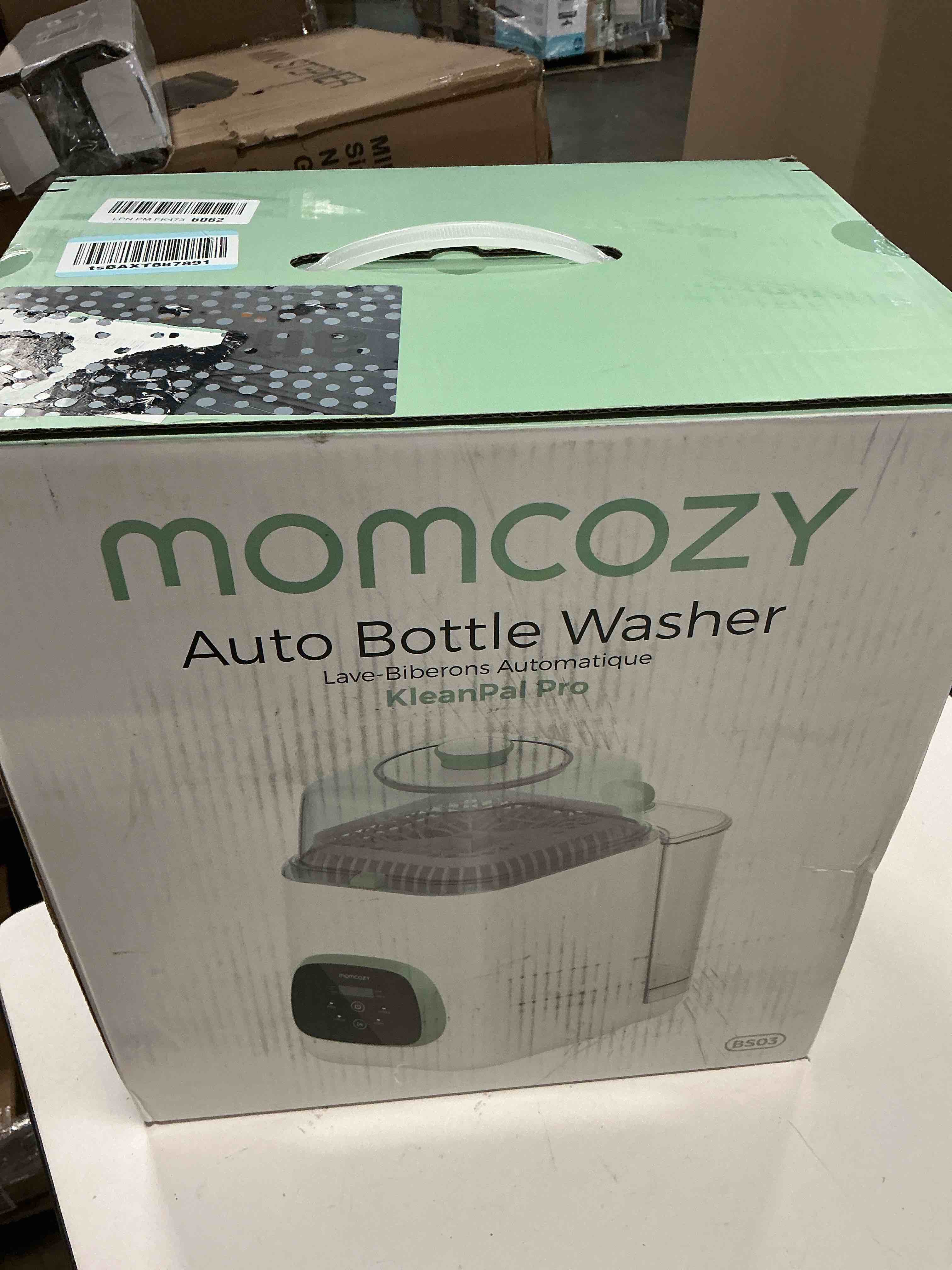 Condition photo showing New/Like New for momcozy kleanpal pro baby bottle washer, sterilizer & dryer - all-in-one cleaning machine for bottles, pump parts & baby essentials - time-saving & effortless care