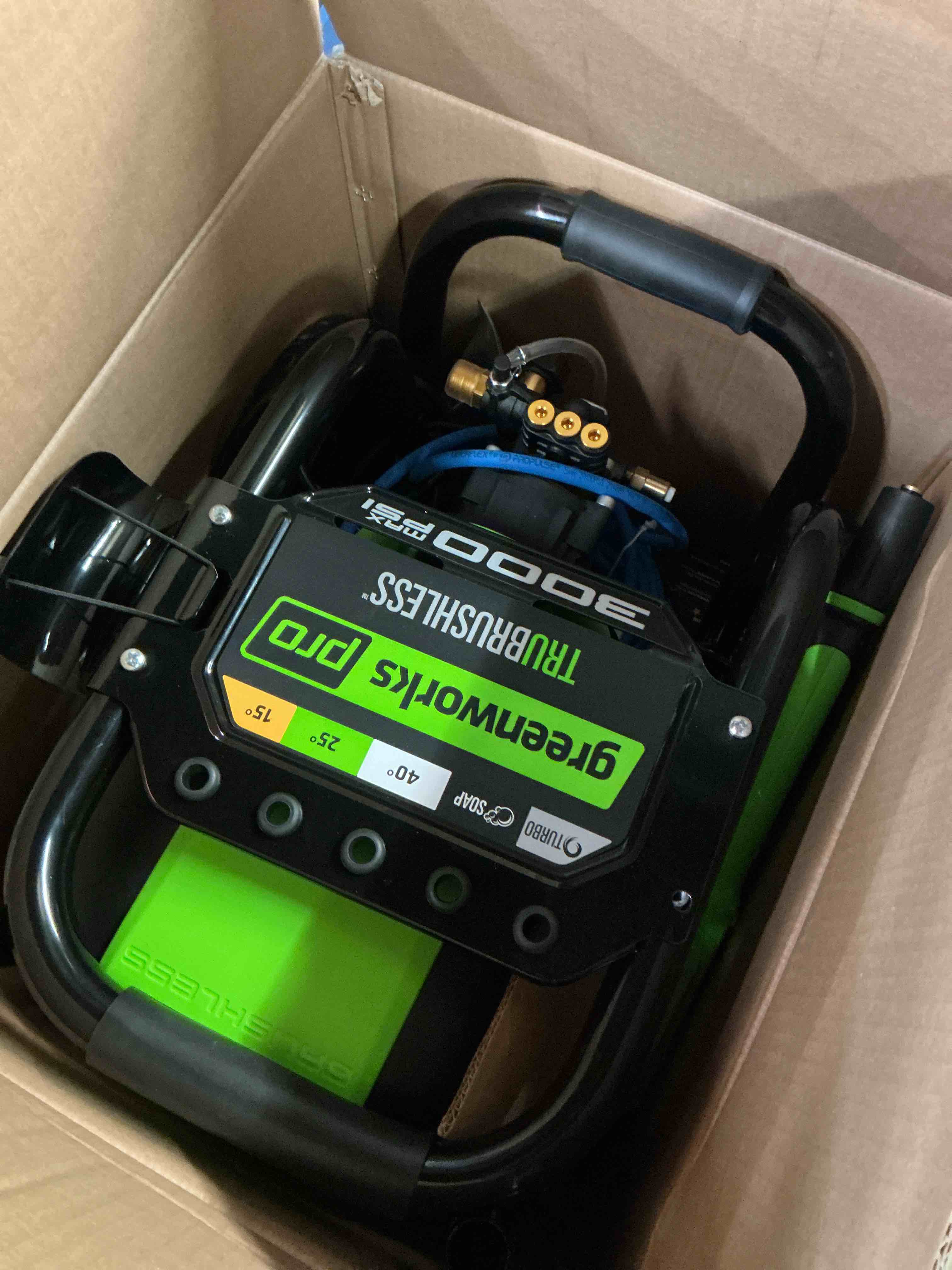 Condition photo showing Good Condition for greenworks gpw3000 - 3000 psi 2 gpm electric pressure washer