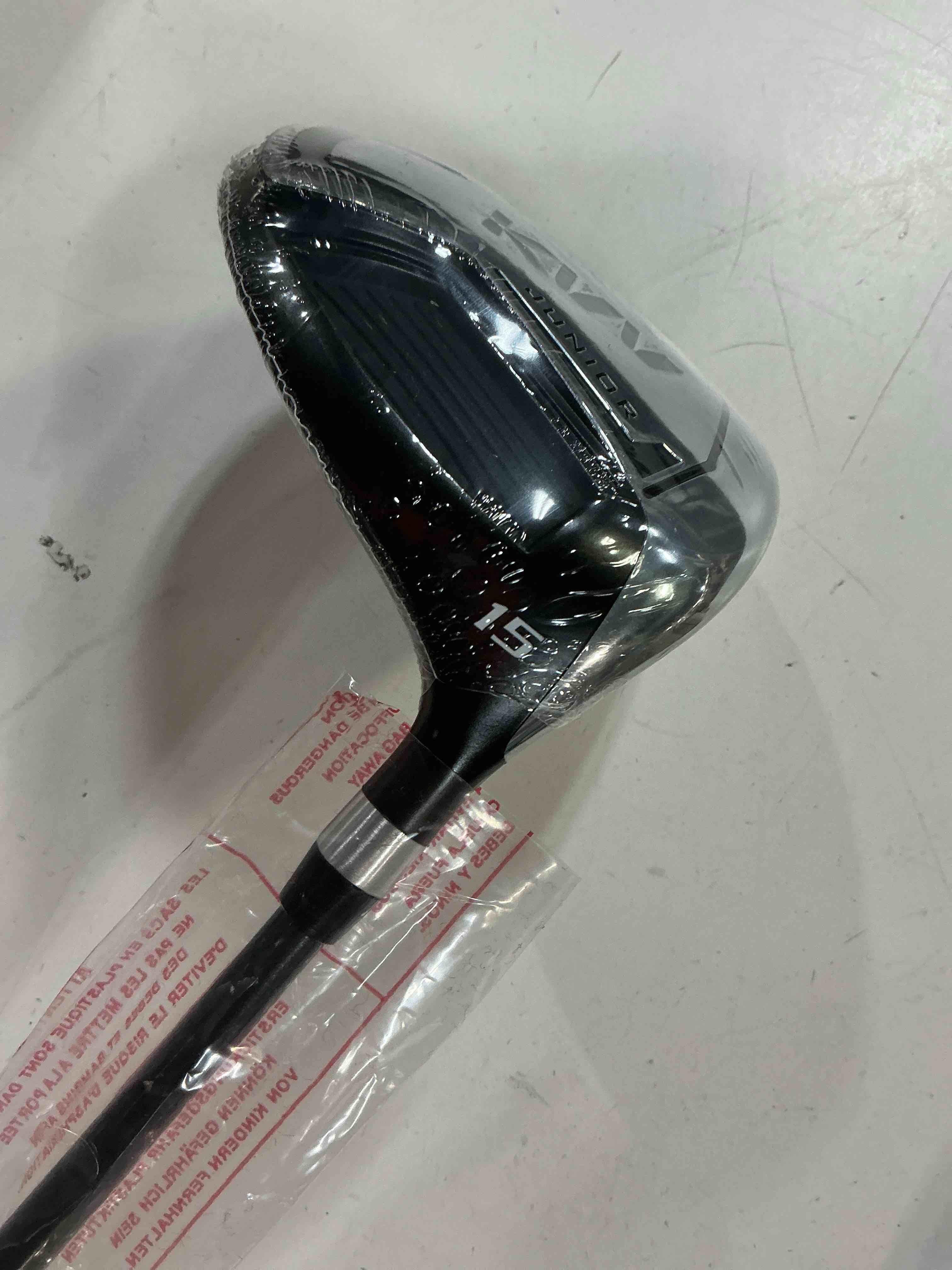 Condition photo showing Good Condition for kvv junior golf club for kids ages 3-5/6-8/9-12, individual right handed driver, fairway, hybrid, irons, wedge & putter for girls & boys, perfect for young golfers