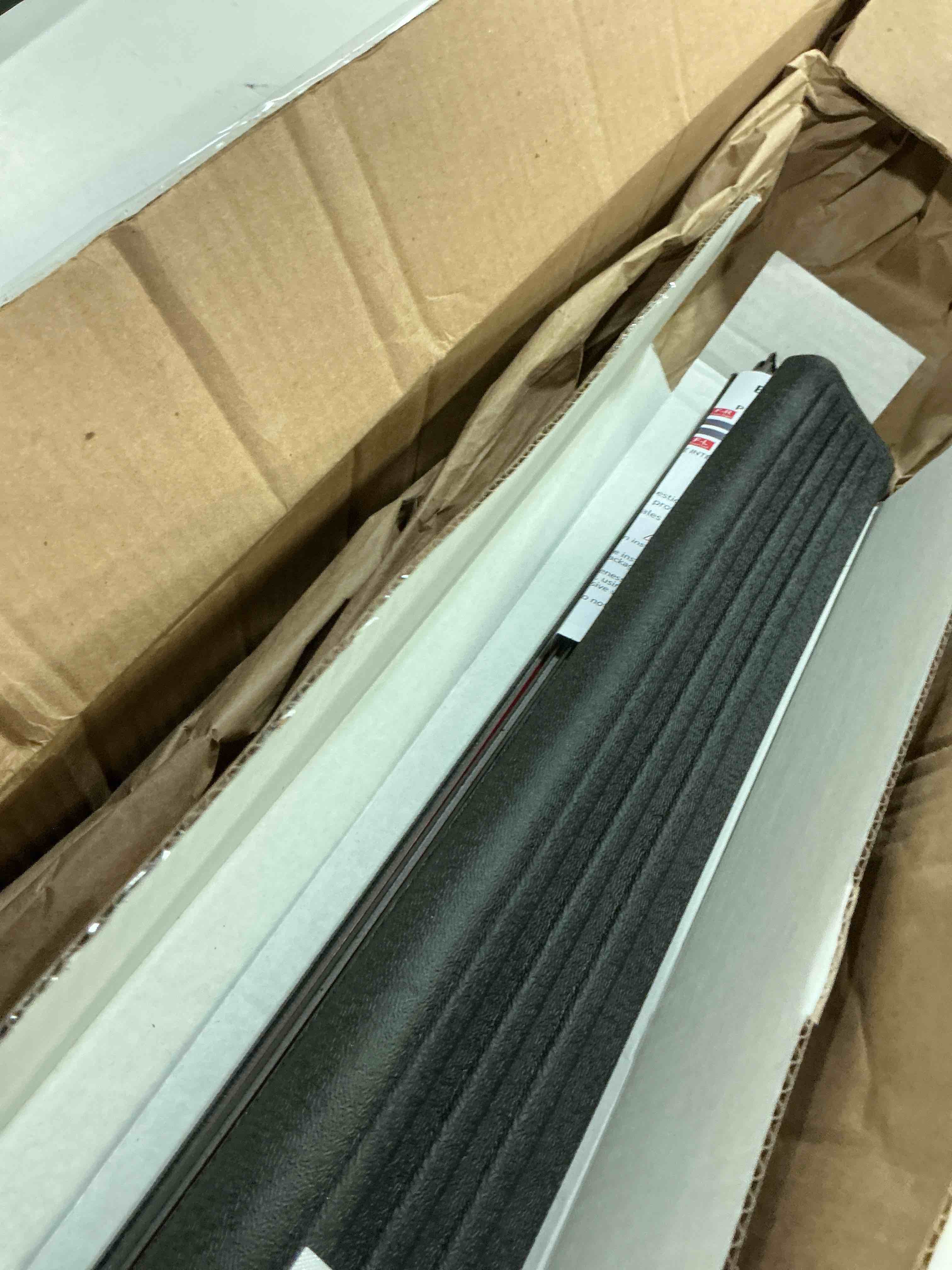 Condition photo showing Good Condition for powoq interior door sill protector compatible with 2019-2026 dodge ram 1500 door sill guard tpe car threshold protector entry guard replacement for 2019-2026 dodge ram 1500 accessories 4pcs door sill protectors
