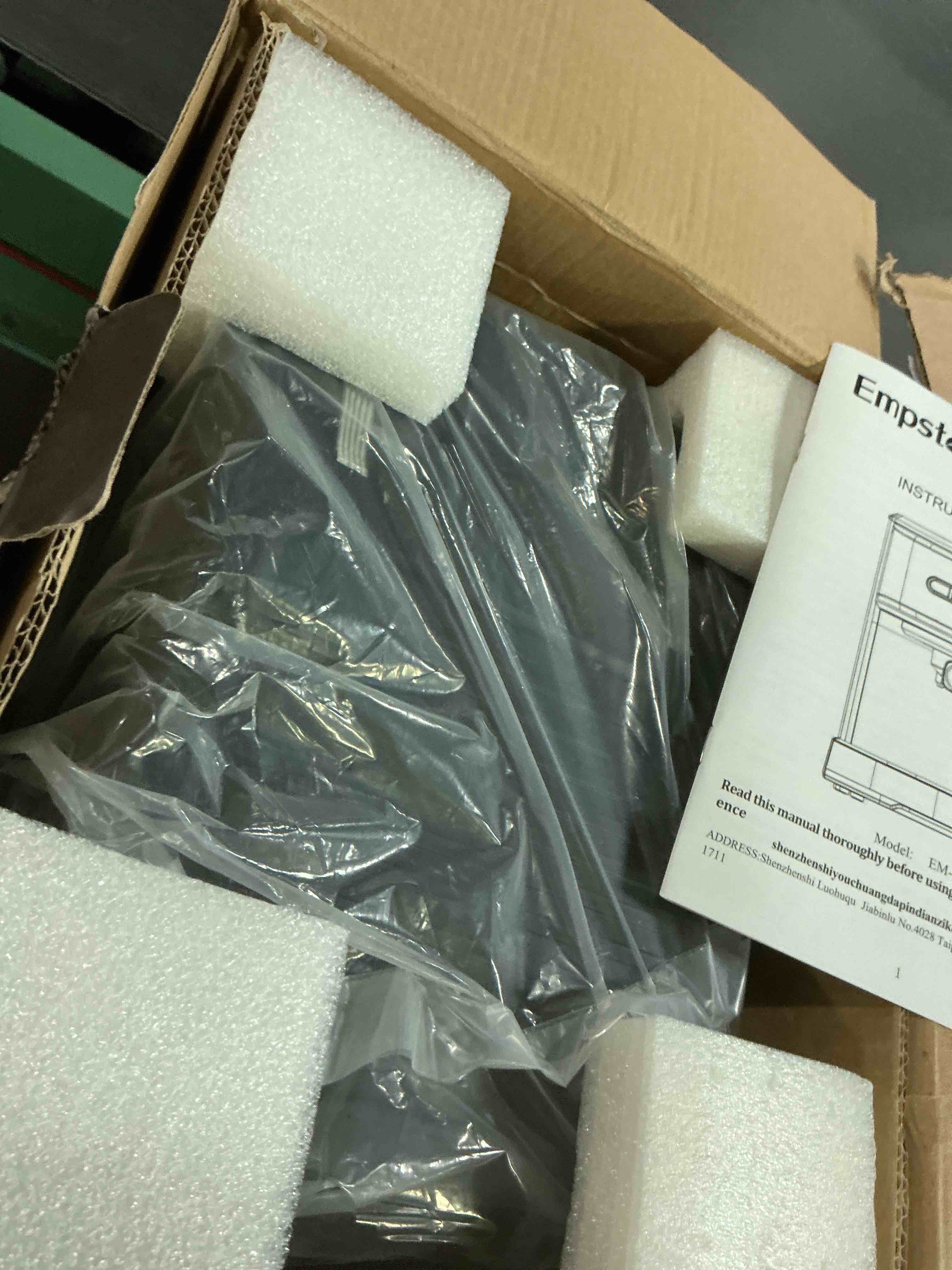 Condition photo showing Good Condition for espresso machine 20 bar, 2 in 1 espresso maker with milk frother steam wand for latte and cappuccino, powder and capsule portafilter, 50oz removable water tank expresso coffee machine for home-silver