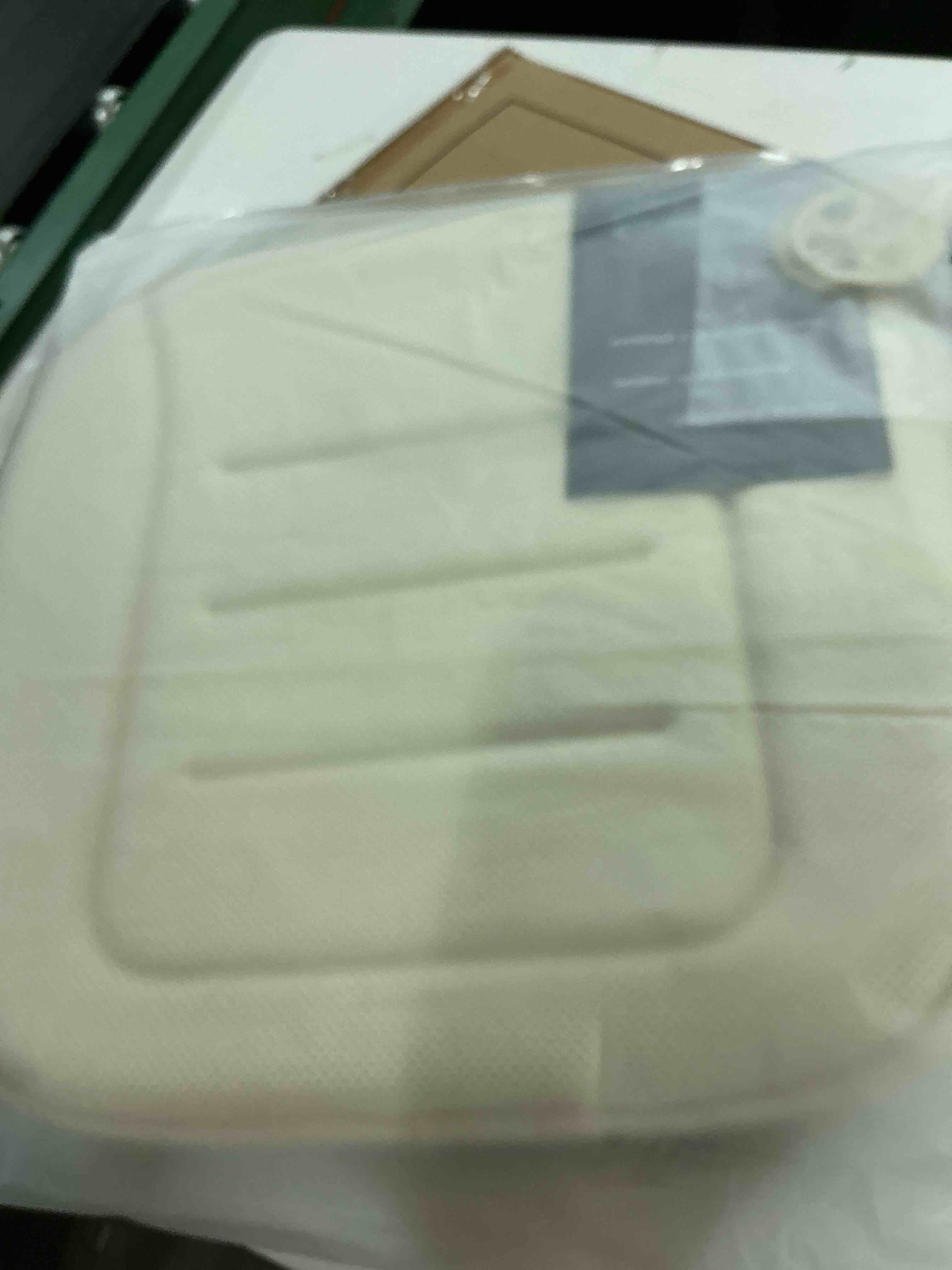 Condition photo showing New/Like New for kayi car seat cushion, memory foam car seat cushion, anti slip rubber bottom car seat cushions for driving, suitable for car and office chairs (cream)