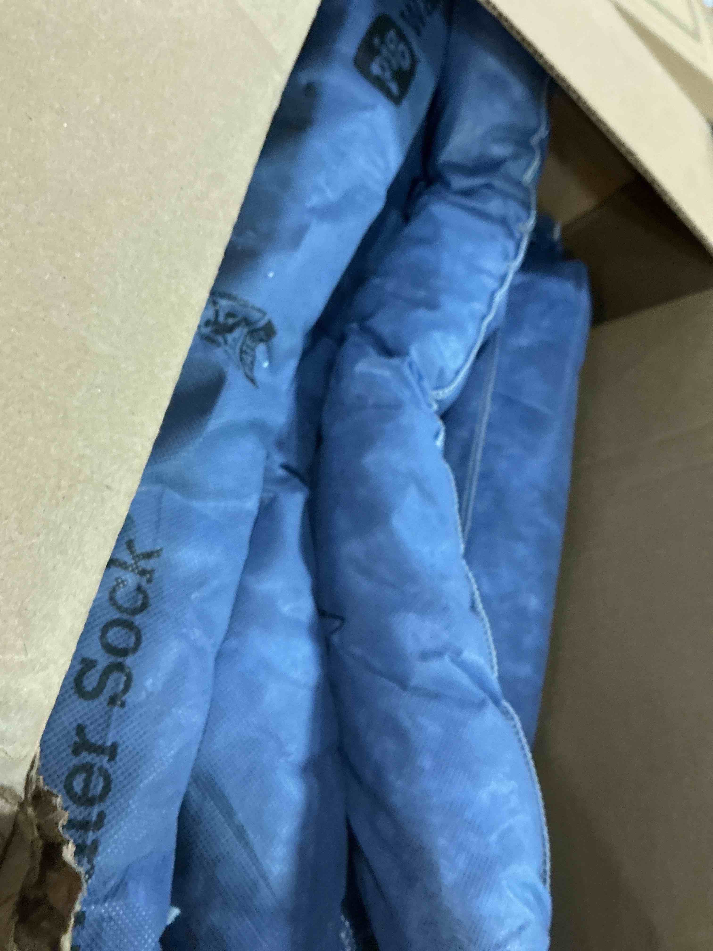 Condition photo showing Good Condition for pig home solutions super absorbent sock for water - 12 pack - 3" x 48" - absorbs up to 1.75 gallons per sock - pm50636