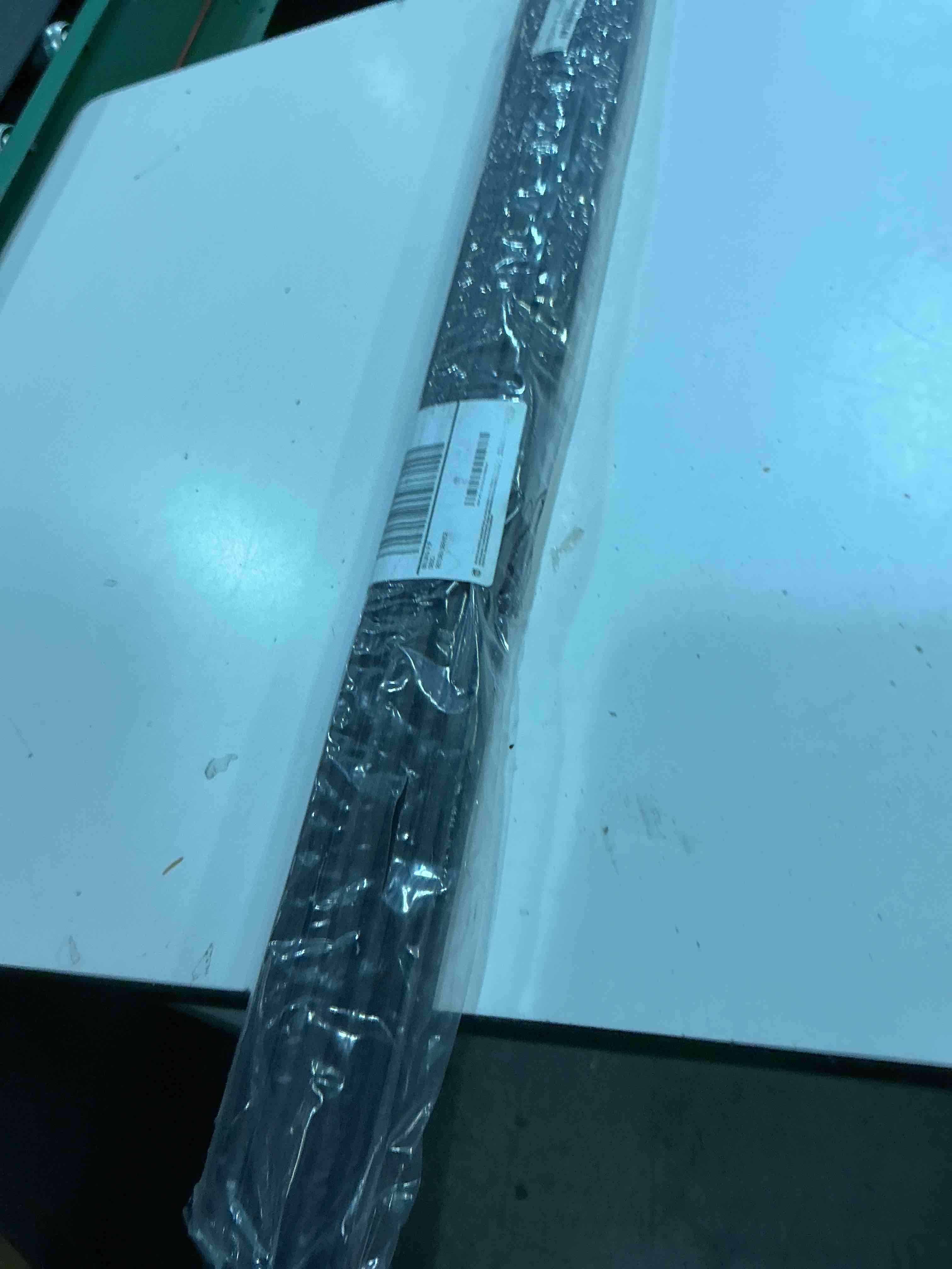 Condition photo showing Good Condition for [2 pack] 36 inch exterior door sweep with vinyl fins – under door weather stripping seal | bottom door seal strip for front, storm, screen & garage doors | draft stopper & rodent proof (brown)