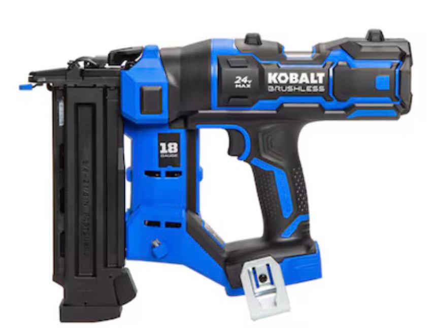 kobalt xtr 2-1/8-in 18 -gauge cordless straight brad nailer (battery not included and charger