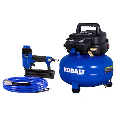 kOBALT 6-GAL Air Compressor & Nailer Combo Kit