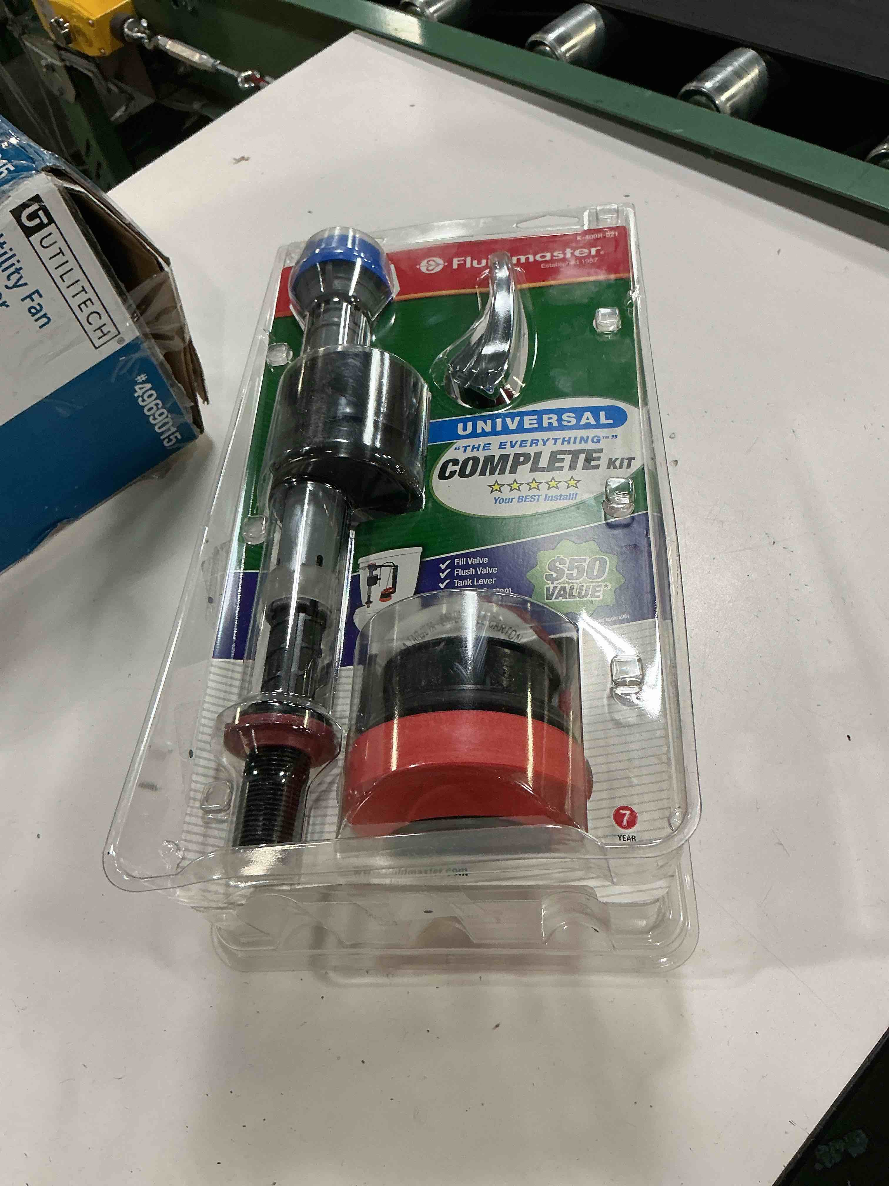 Condition photo showing Good Condition for fluidmaster k-400h-021 universal 2  everything toilet repair kit with installation tools  new  1-pack  weight 1.97 lbs.
