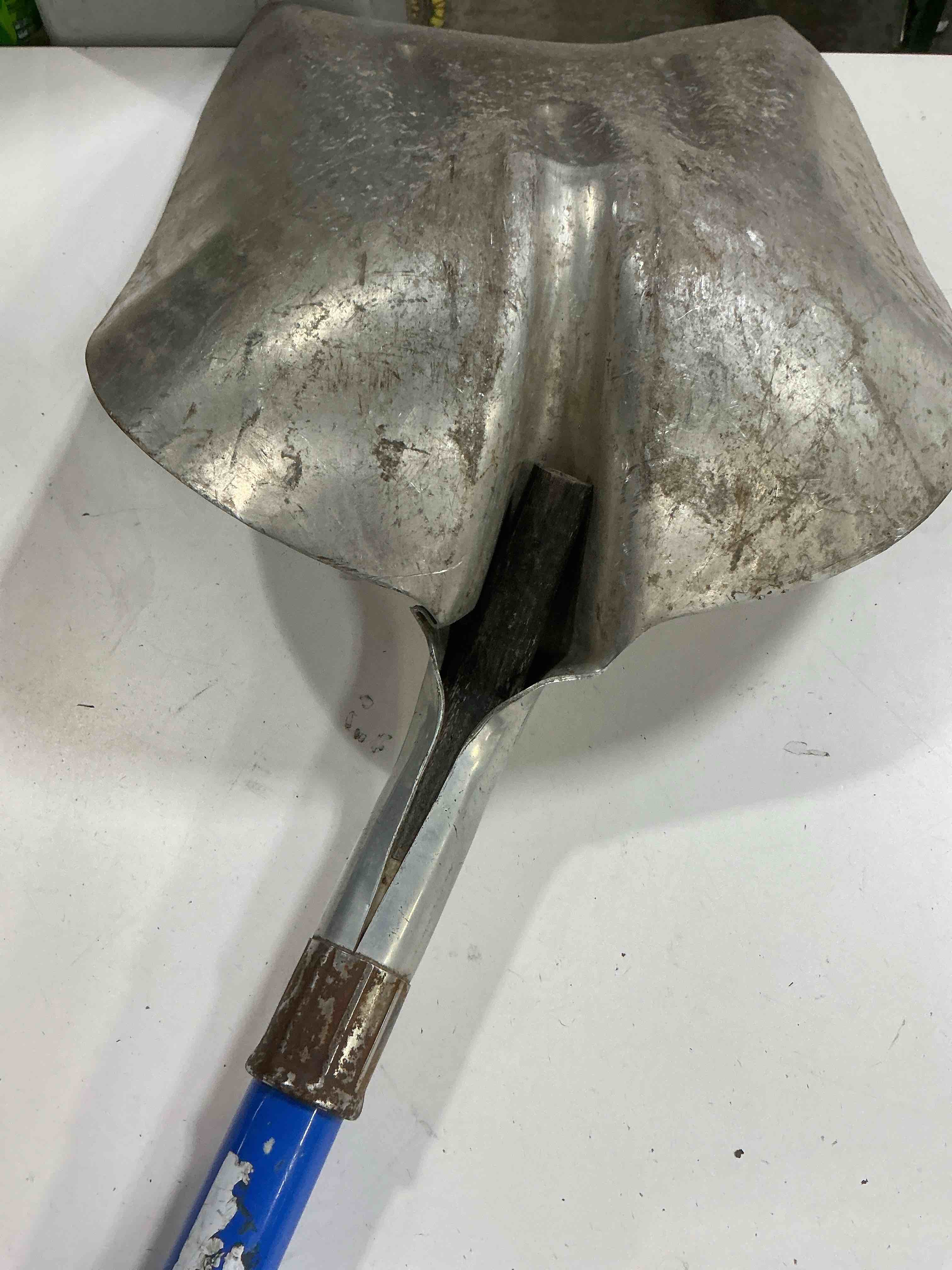 Condition photo showing As Is for kobalt 18-in fiberglass d-handle scoop