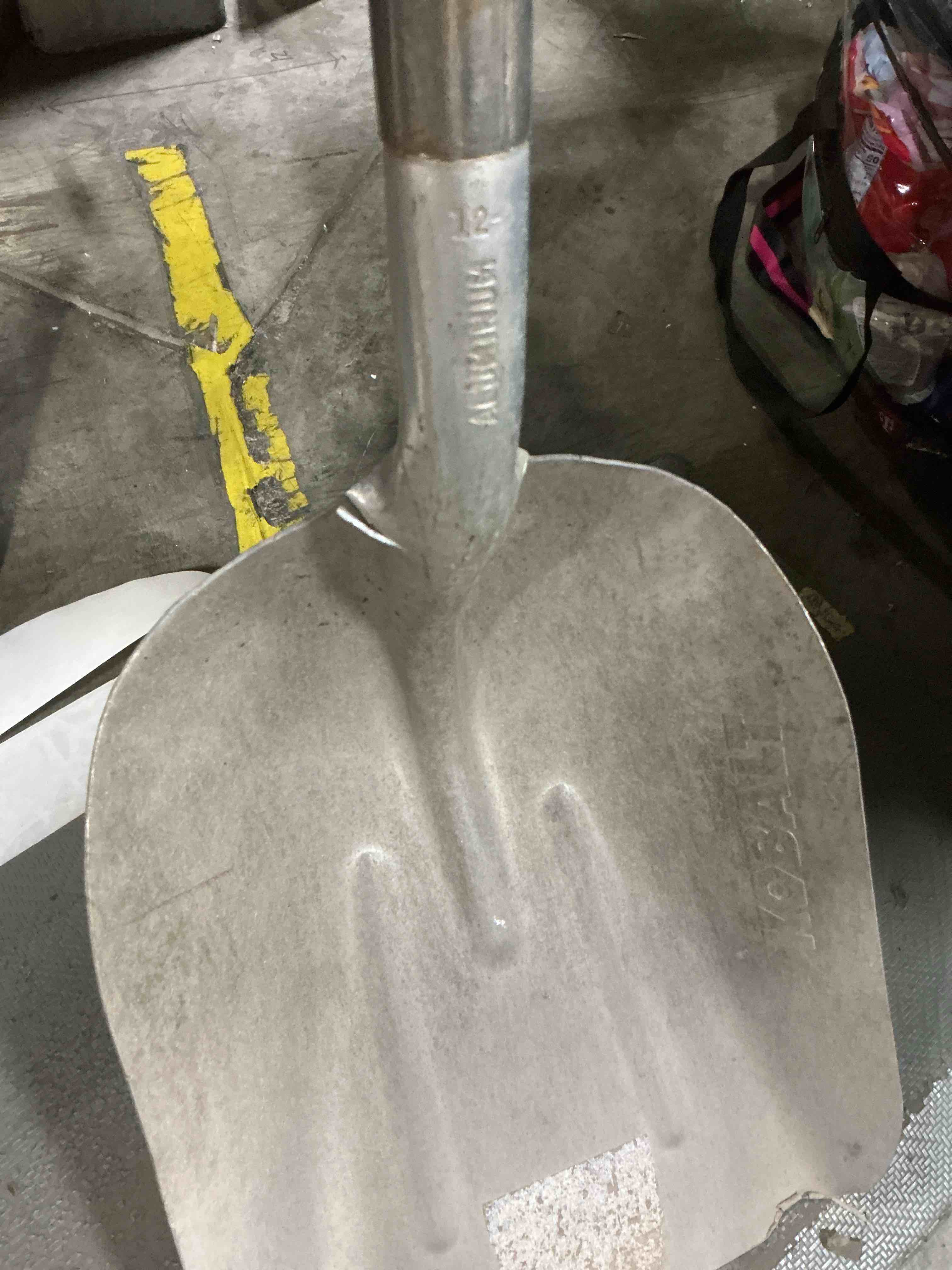 Condition photo showing As Is for kobalt 18-in fiberglass d-handle scoop