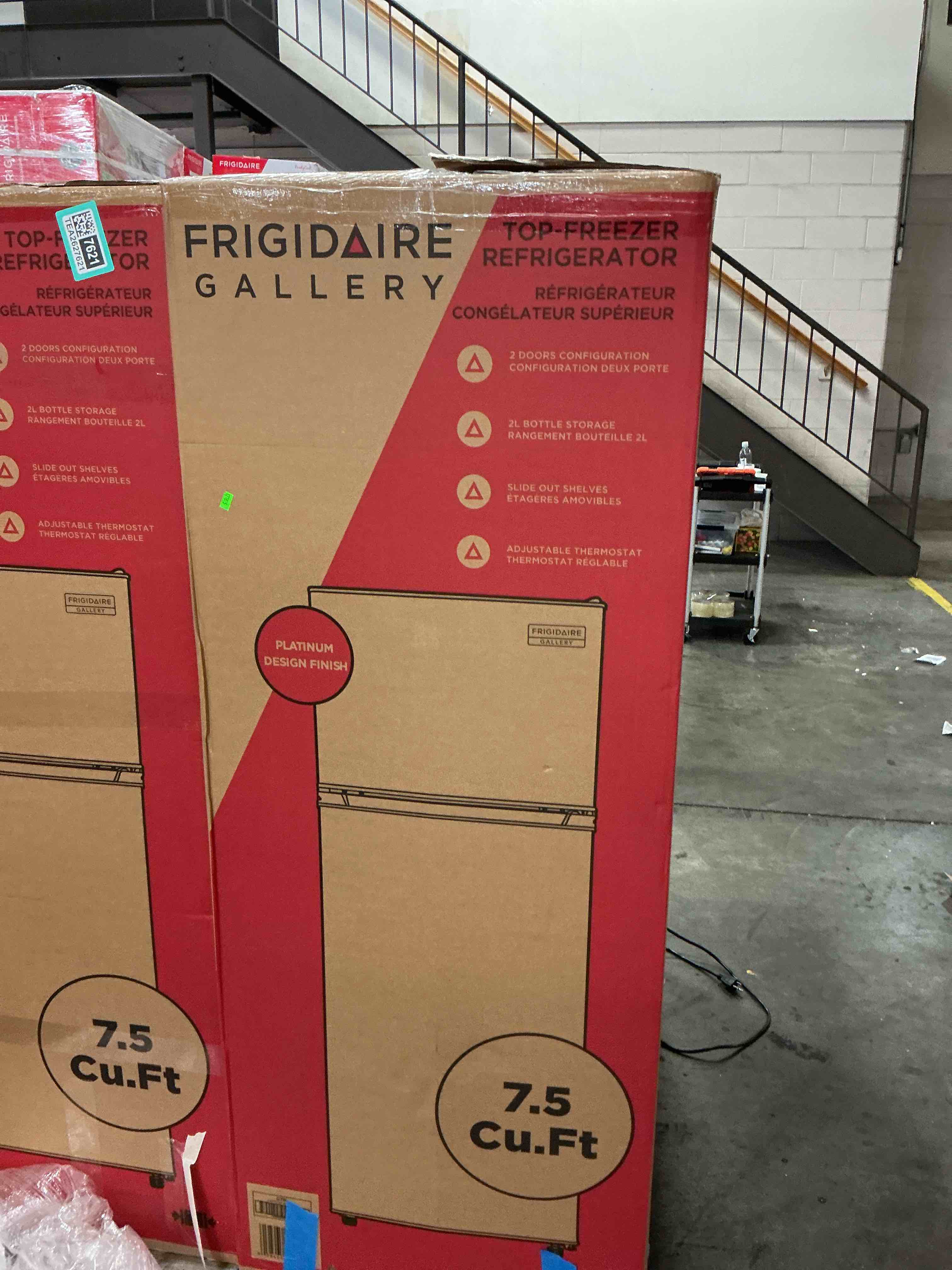 Condition photo showing Good Condition for 7.5 CU FT TOP MOUNT FRIDGE, PLATINUM