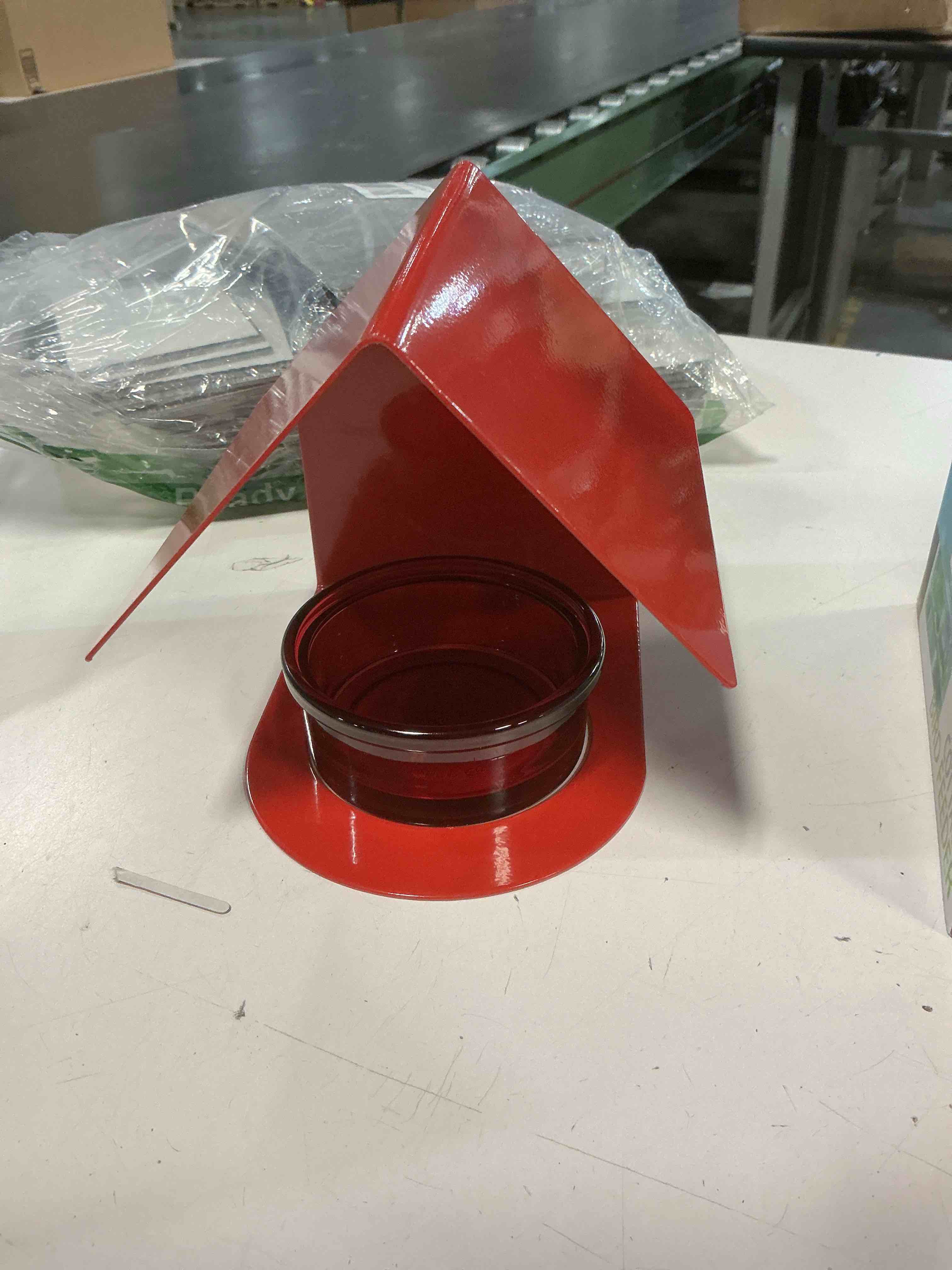 Condition photo showing Good Condition for Cottage Bird Feeder, M447-200-R, 3.4 Ounce Capacity, Red, 1 Piece
