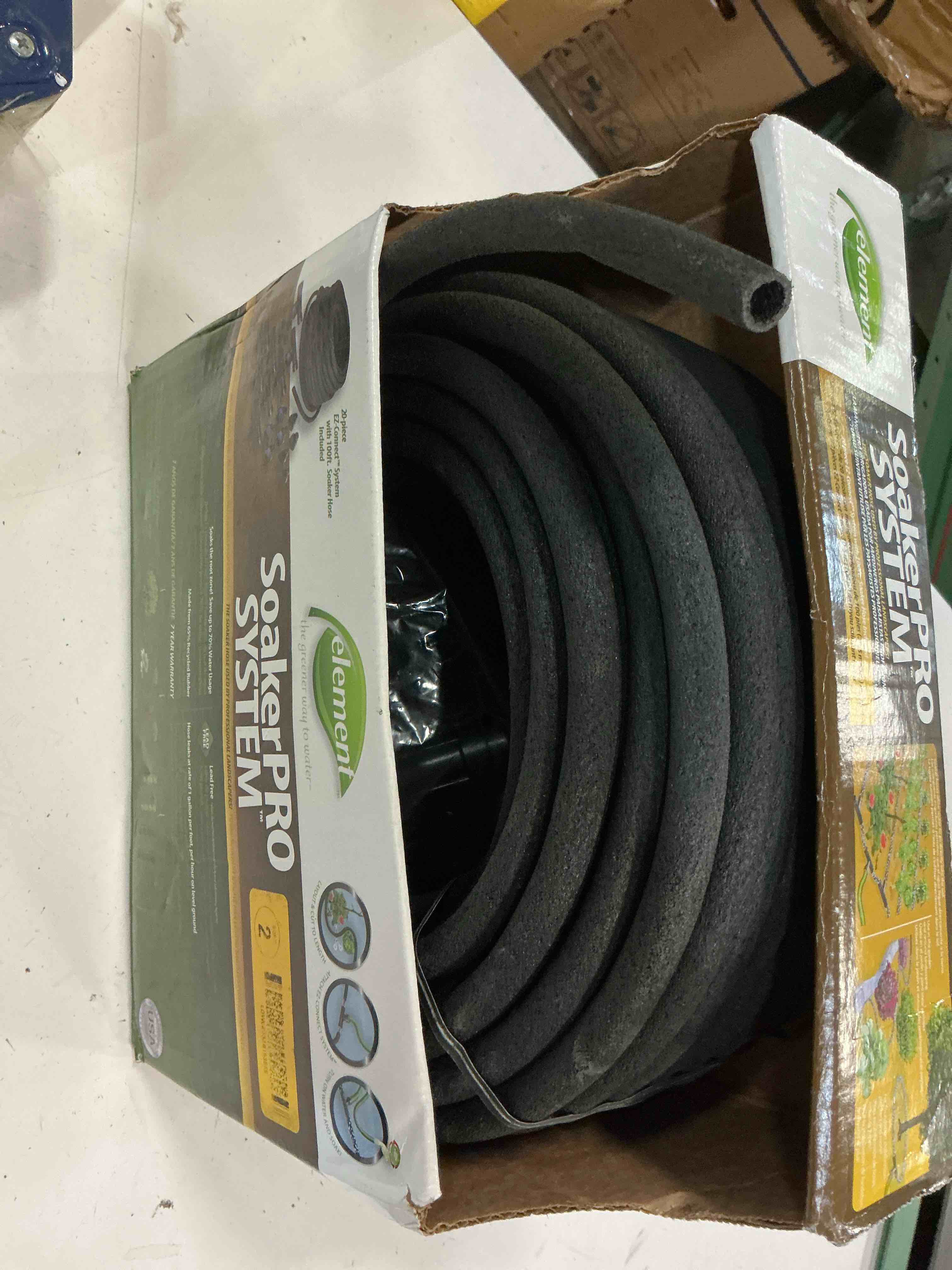 Condition photo showing As Is for swan elspak38100cc soaker hose  100 ft l  plastic