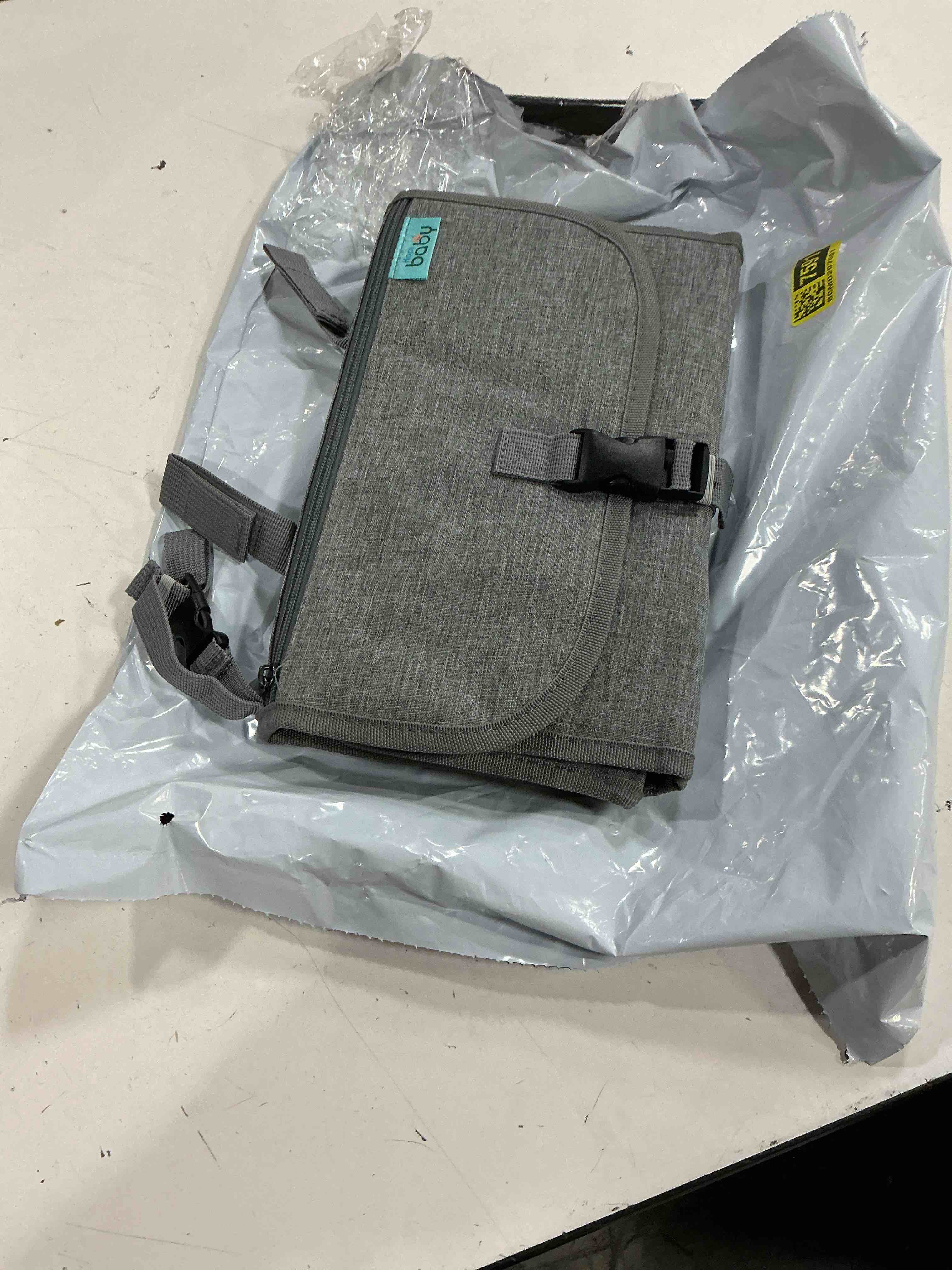 Condition photo showing Good Condition for kopi baby portable diaper changing pad - baby diaper changer travel bag with wipes pocket, smart design portable changing mat, infant travel station kit, gift for newborn girl & boy - grey, classic