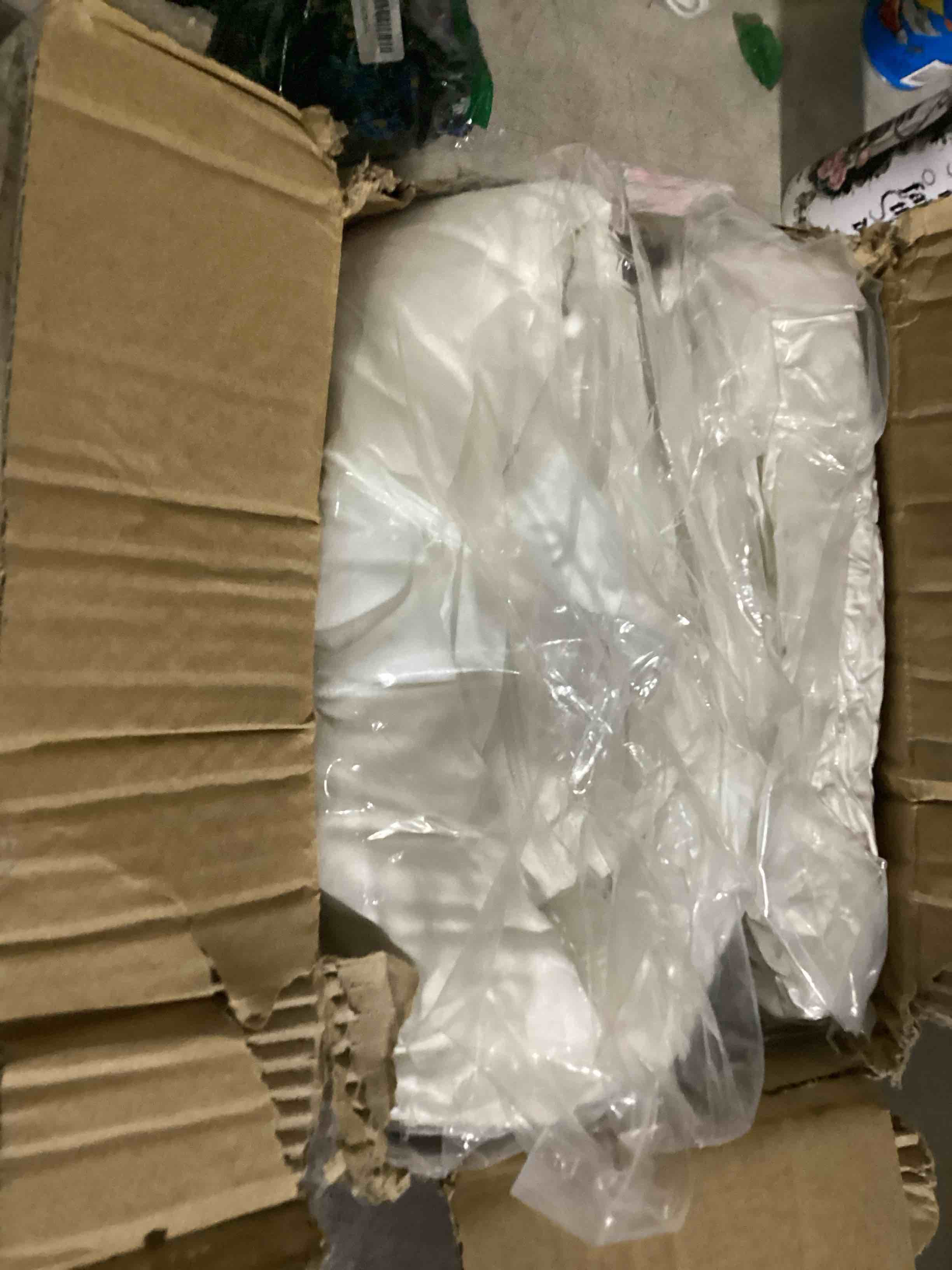 Condition photo showing New/Like New for accuratex pillows king size set of 2, hybrid shredded memory foam pillow[adjustable loft], fluffy down alternative fill removable cotton cover, firm supportive pillow for side back sleepers white king (pack of 2)