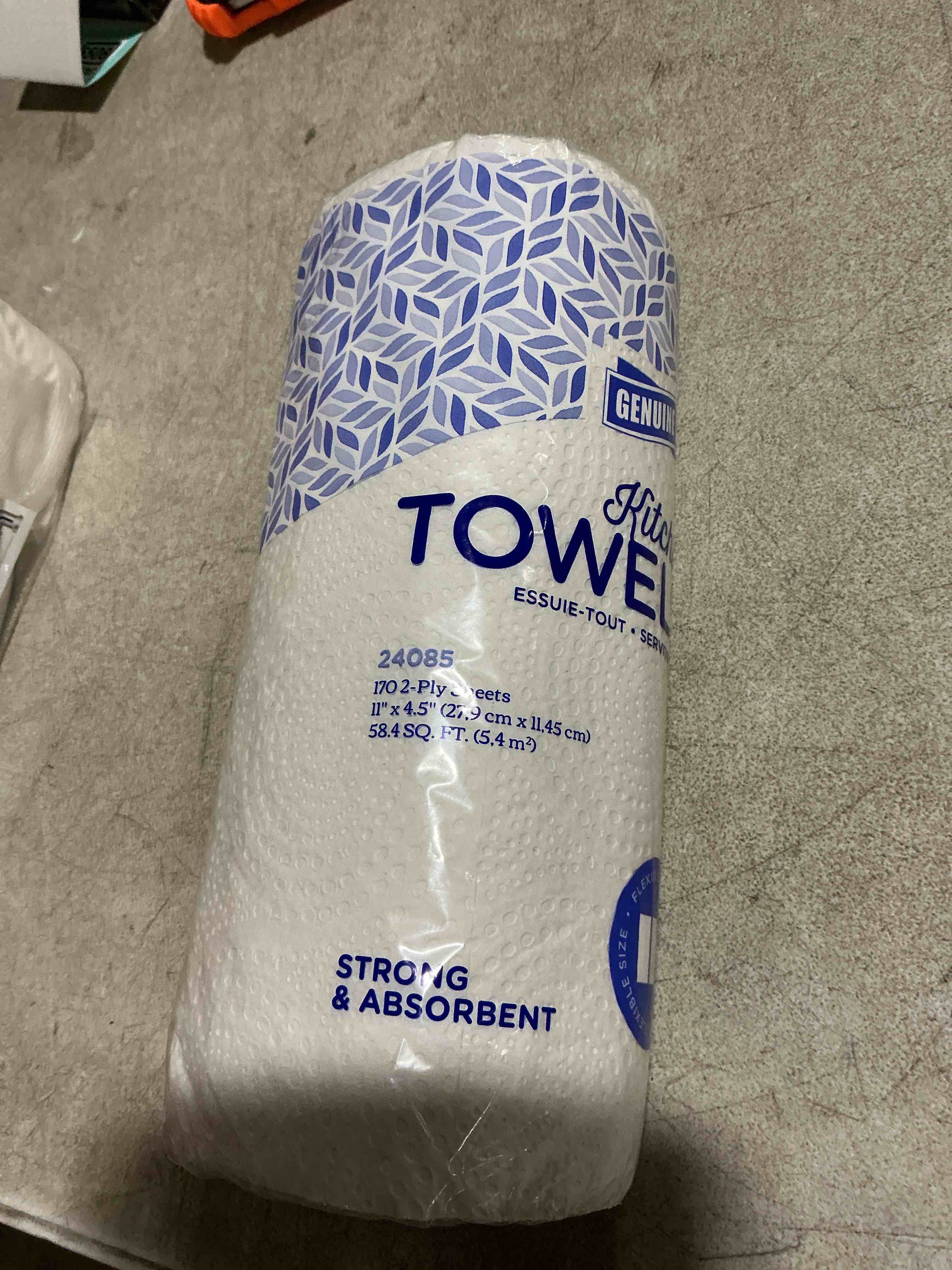 Genuine Joe 24085 Perforated Paper Towels, 9-Inch x11-Inch , 85Shts, 35/CT, White