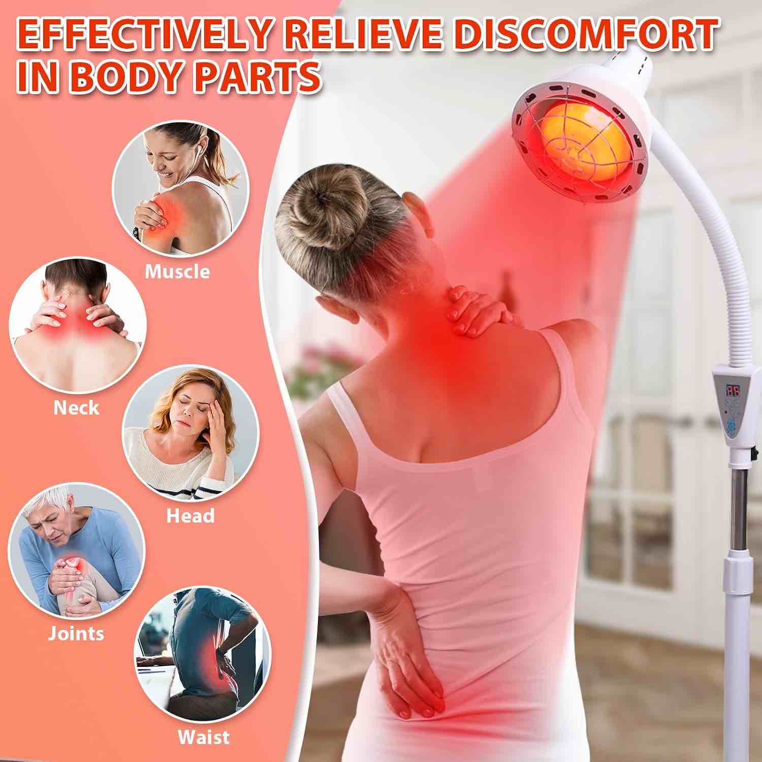 Condition photo showing As Is for rhmip infrared light,white 275w near red infrared heat lamp for relieve joinpt pain and muscle aches