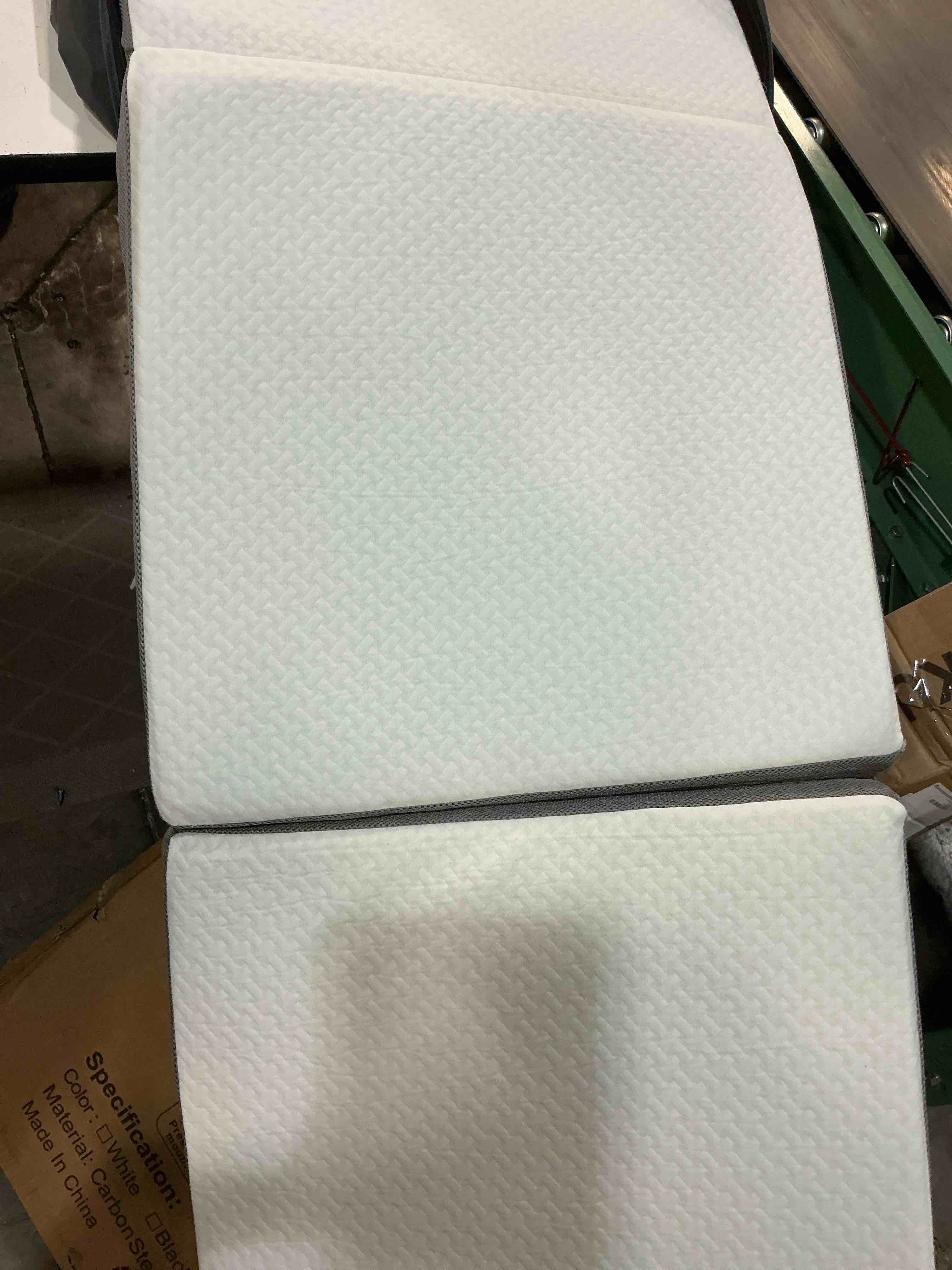 Condition photo showing Good Condition for cozzzi trifold foldable mattress for floor and traveling with removable cover - lightweight and portable foldable mattress for adults & kids - compact and easy to storage (75in x 25in x 4in) single (75in x 25in x 4in) grey