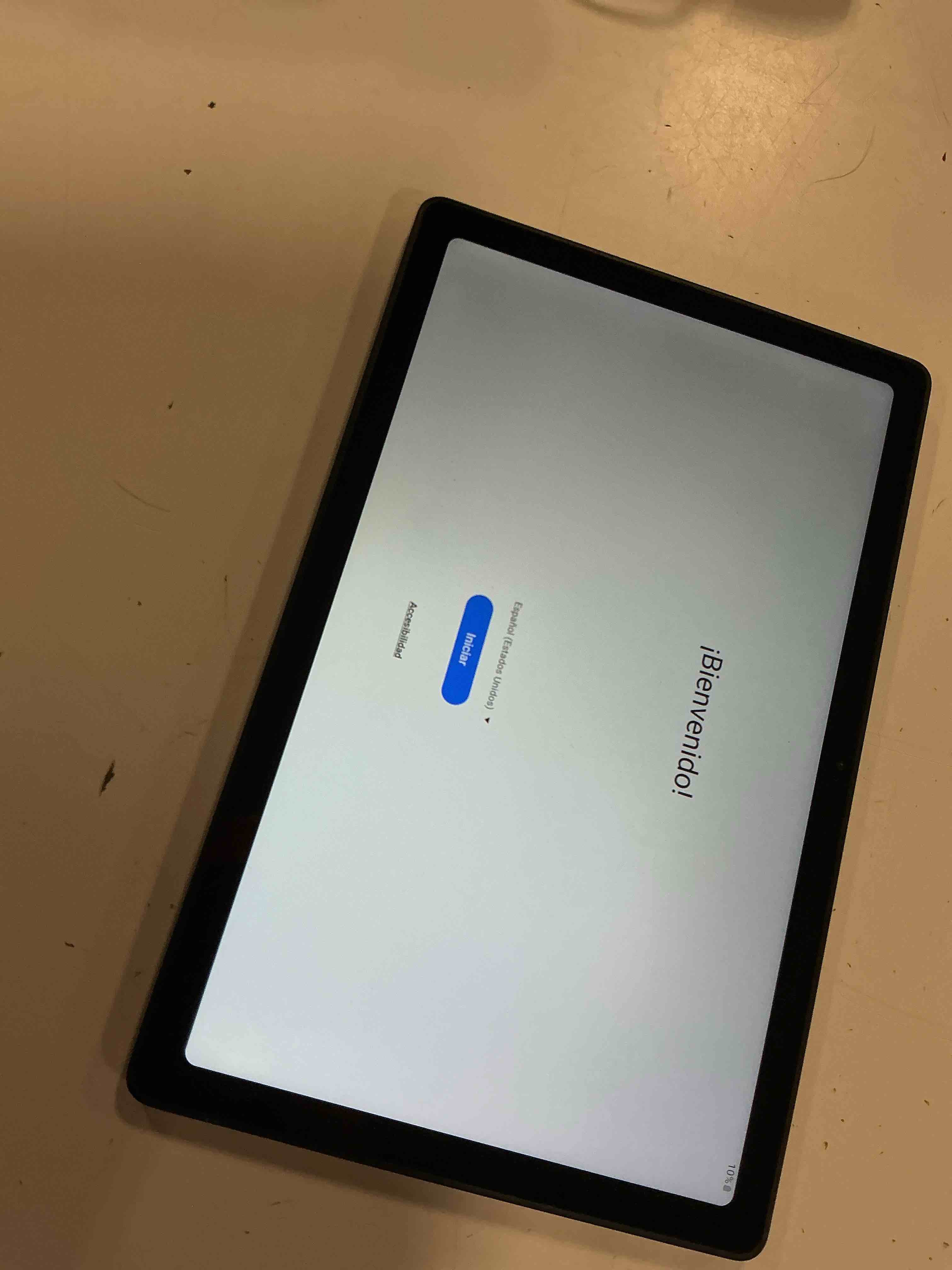 Condition photo showing As Is for samsung galaxy tab a7 10.4" 64gb with wi-fi + 128gb microsd memory card (gray) 3gb ram, android 10 os with tigology accessories