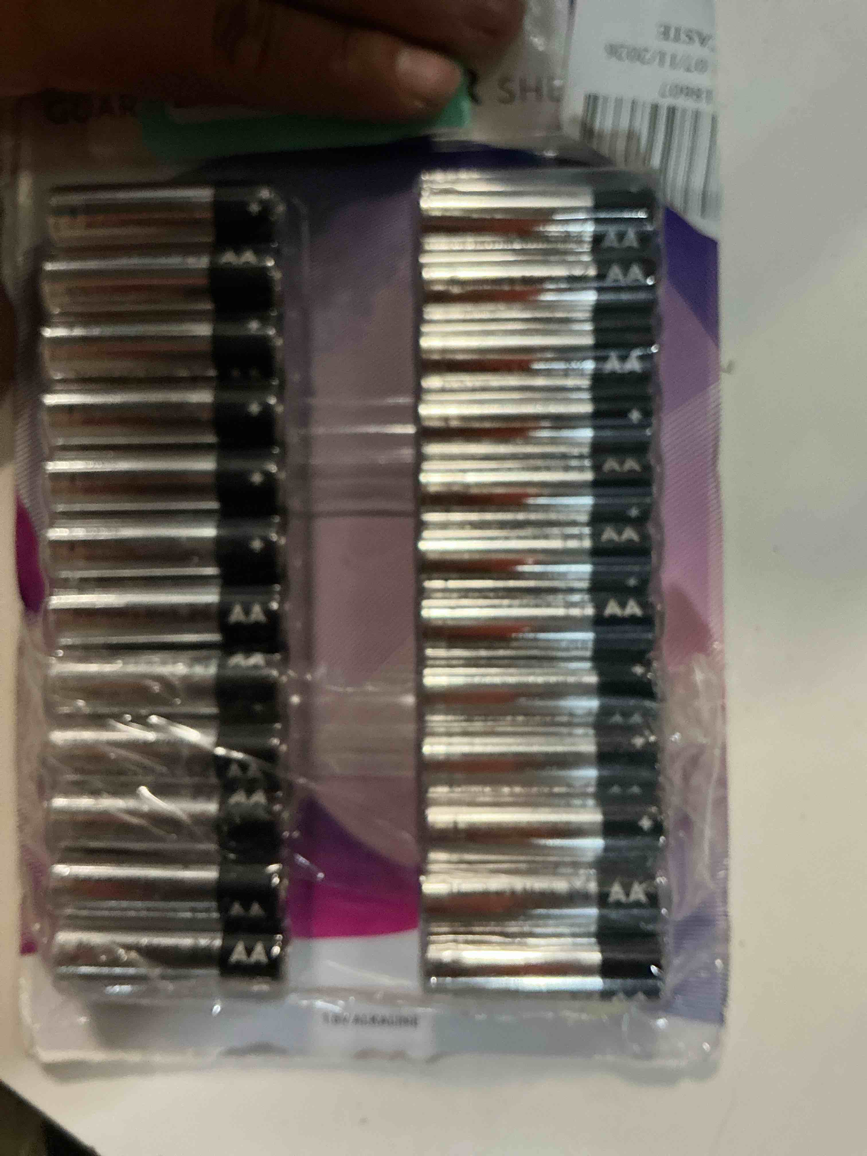 Condition photo showing New/Like New for member's mark alkaline aa batteries (48 pack)