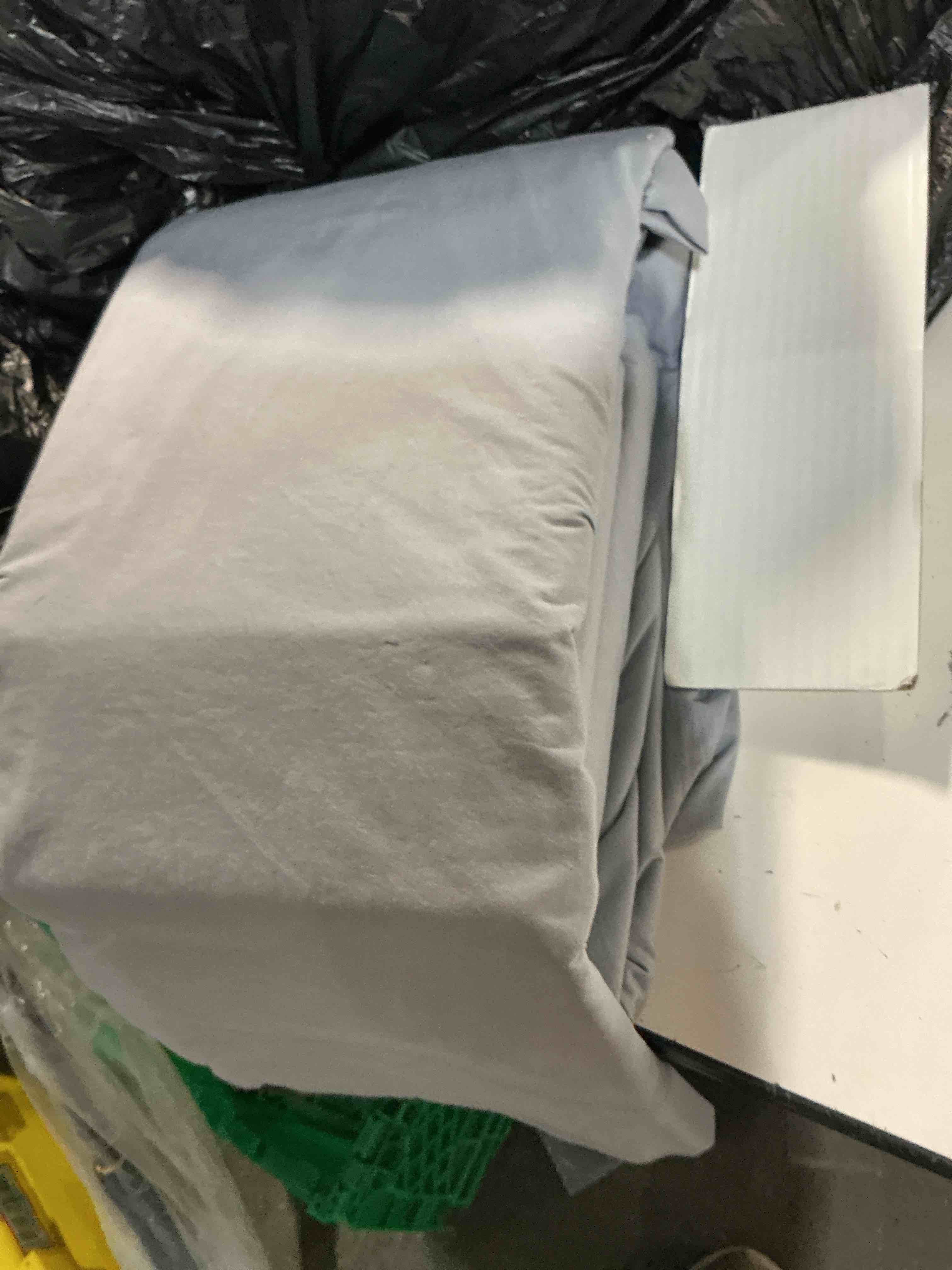 Condition photo showing Good Condition for (unknown size)hearth & harbor bed sheets, luxury soft 6 piece bed sheet set extra deep pocket fitted sheets fits mattress up to 21", double brushed bedding sheets & pillowcases, king, frost gray