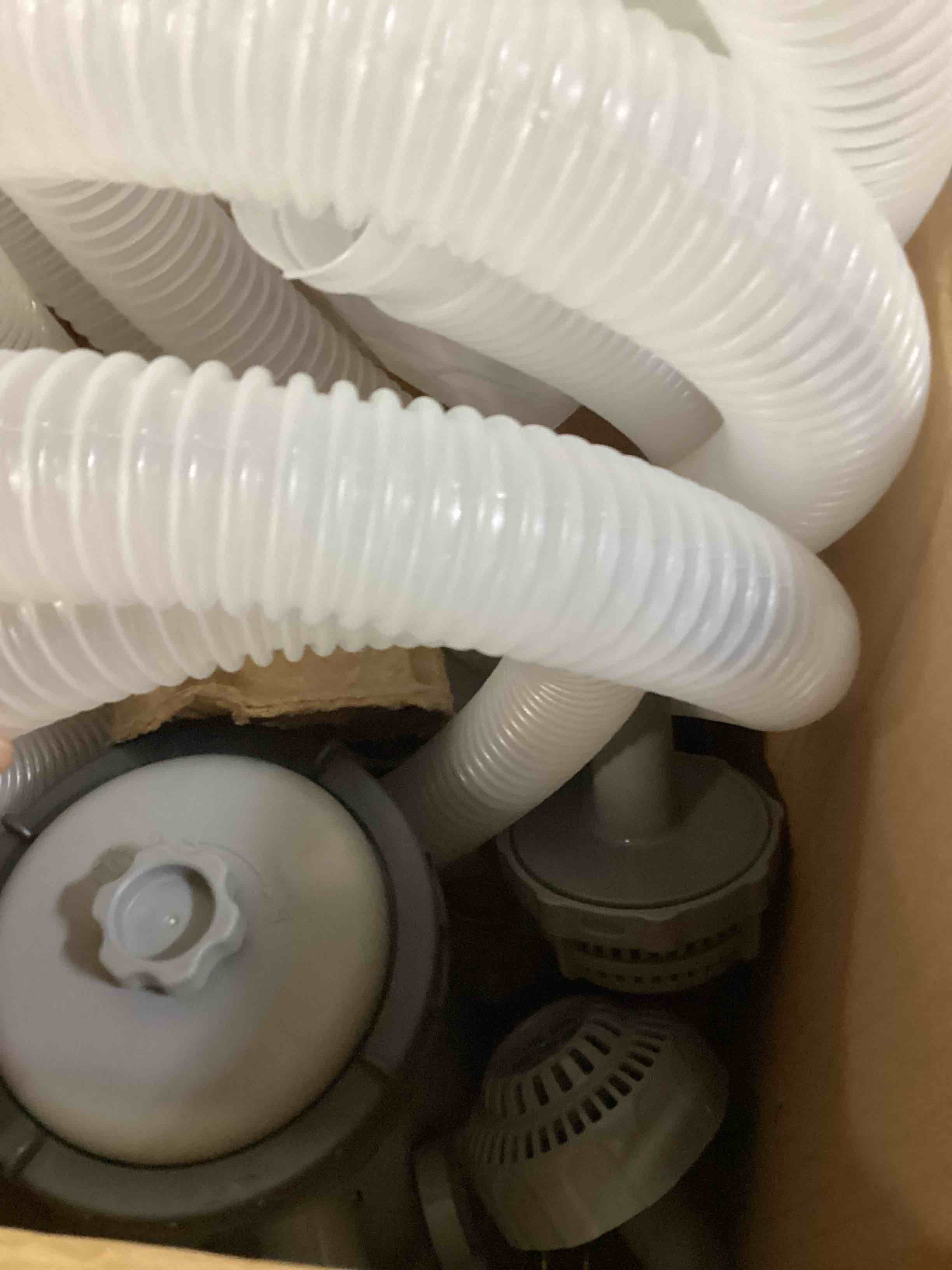 Condition photo showing As Is for flowclear 330 gal. filter pump