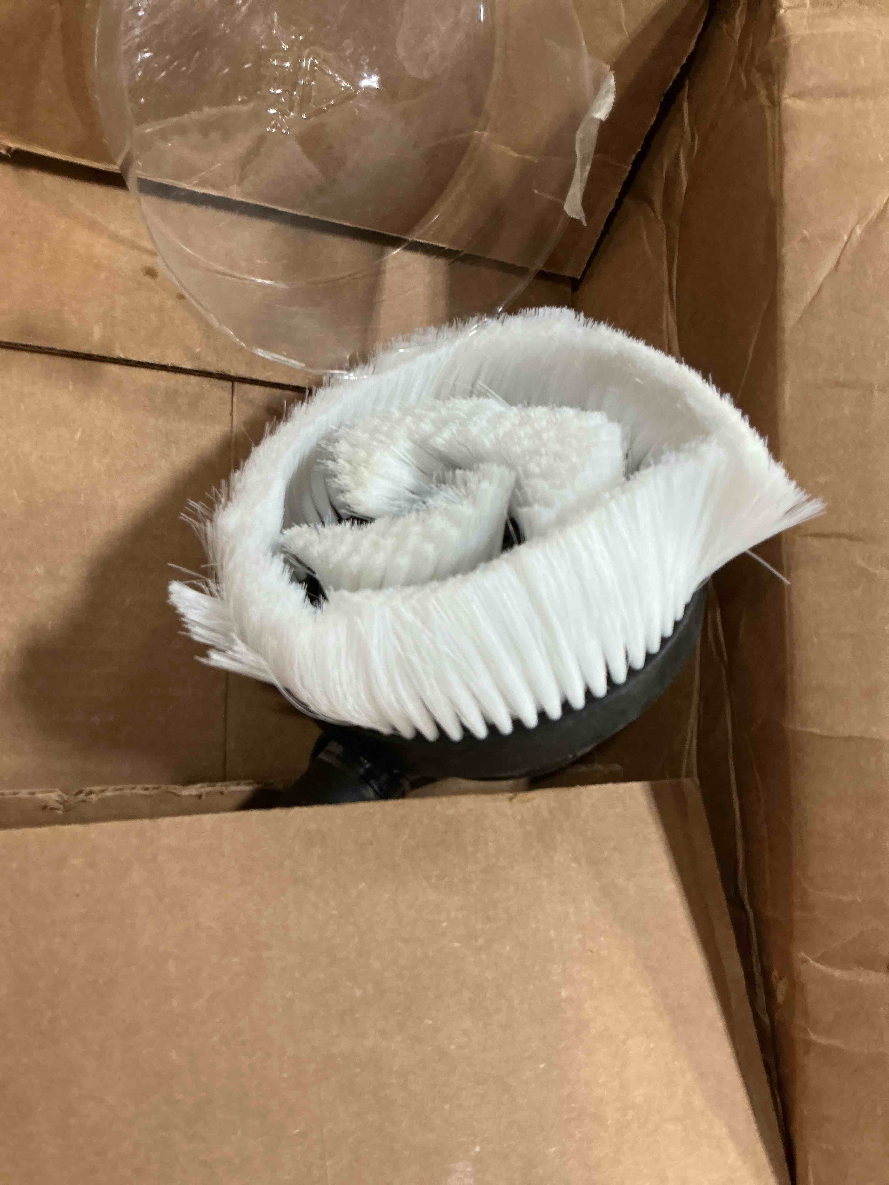 Condition photo showing As Is for ar blue clean pw909203k universal rotary brush, with bayonet transfer adapter, black
