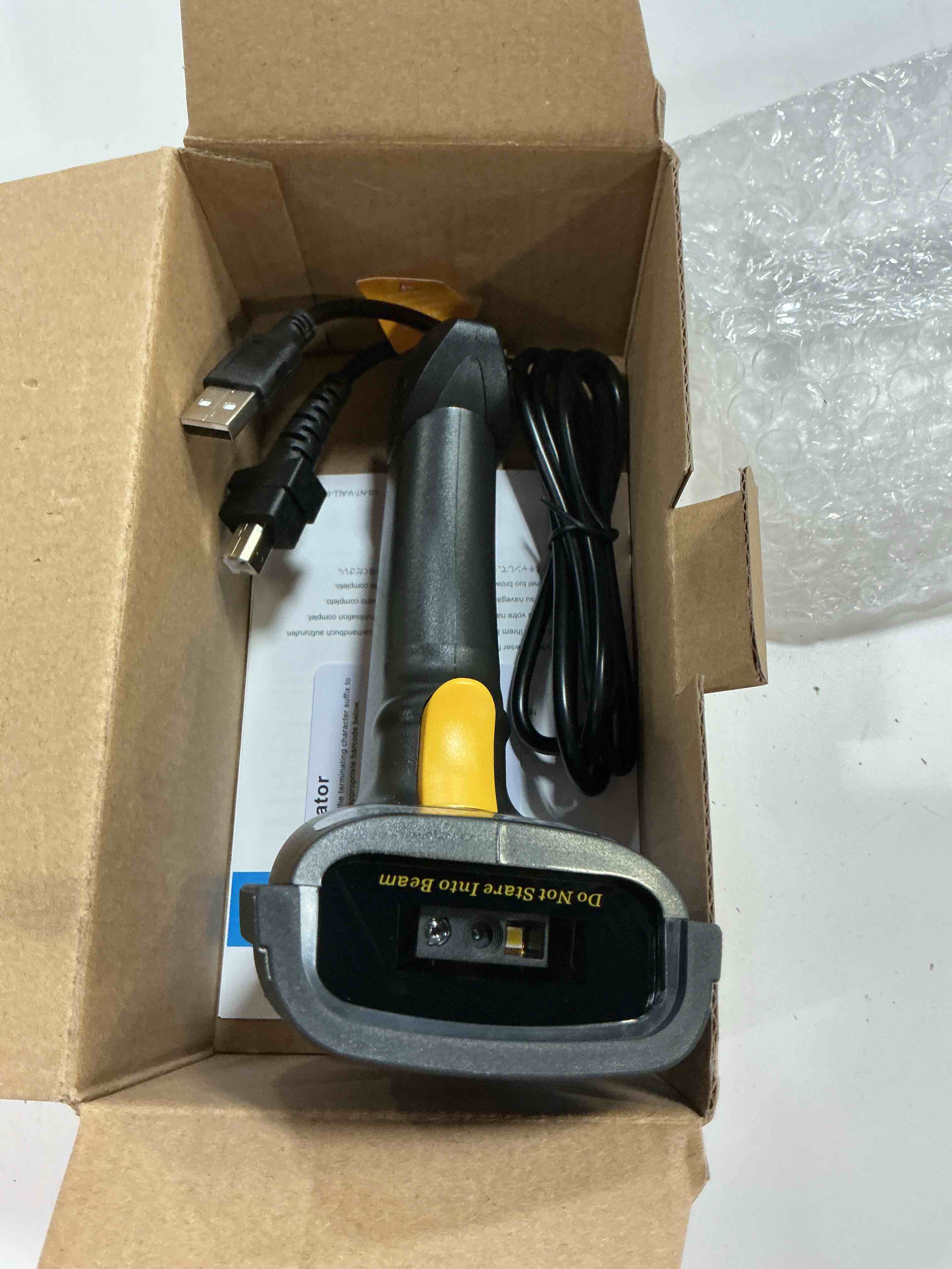 Condition photo showing Good Condition for netum 2d barcode scanner, compatible with 2.4g wireless & bluetooth & usb wired connection, connect smart phone, tablet, pc, 1d bar code reader work for qr pdf417 data matrix (nt-1228bl) (1)