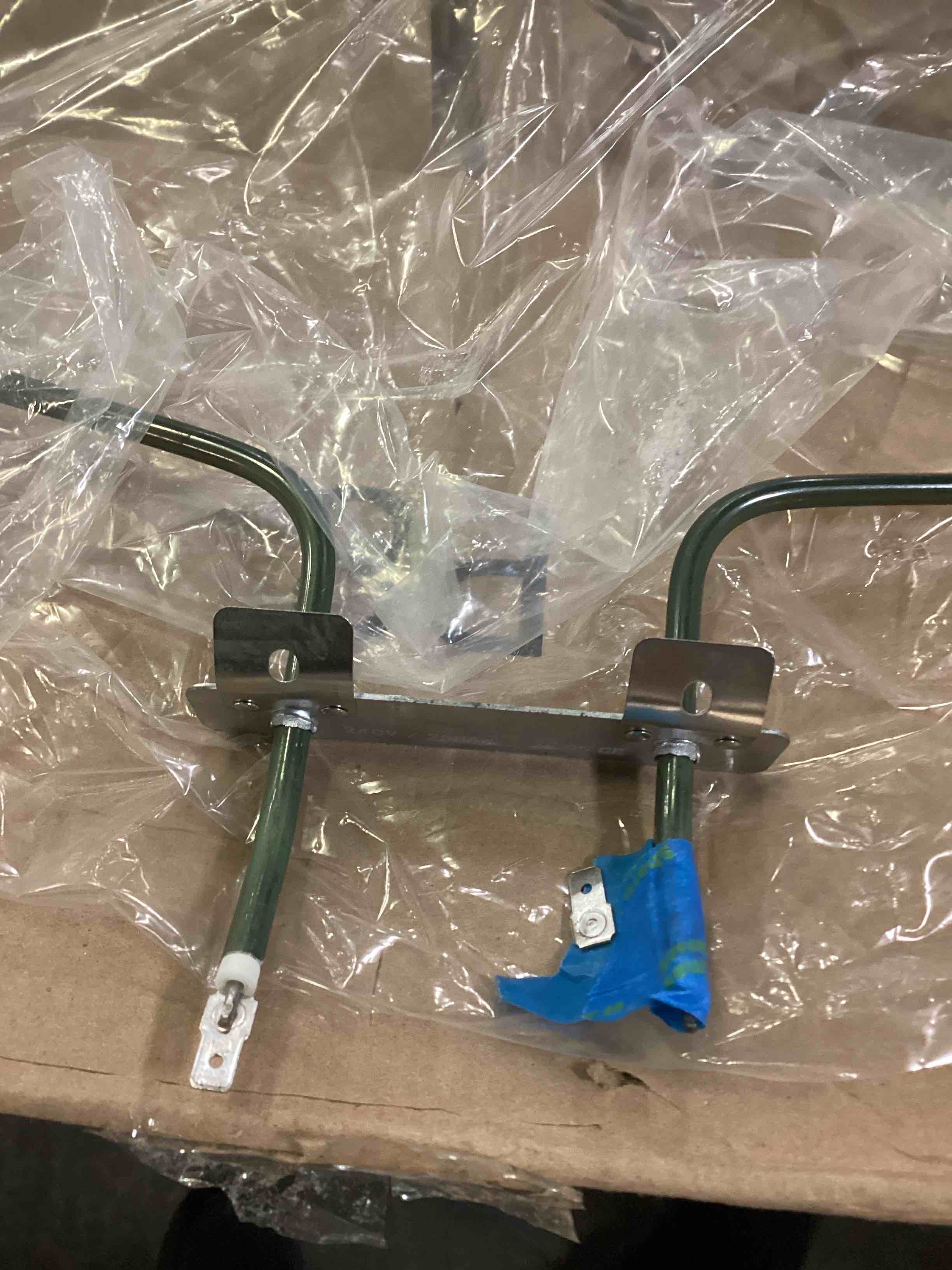 Condition photo showing As Is for wb44k10005 wb30x46987 oven bake element compatible with ge hotpoint rb526h3ww rb757bh1wh rb787wh1ww, wb44k10001 range heating element replace ps249238 ap2030964 824269 ap7216188 pd00001066