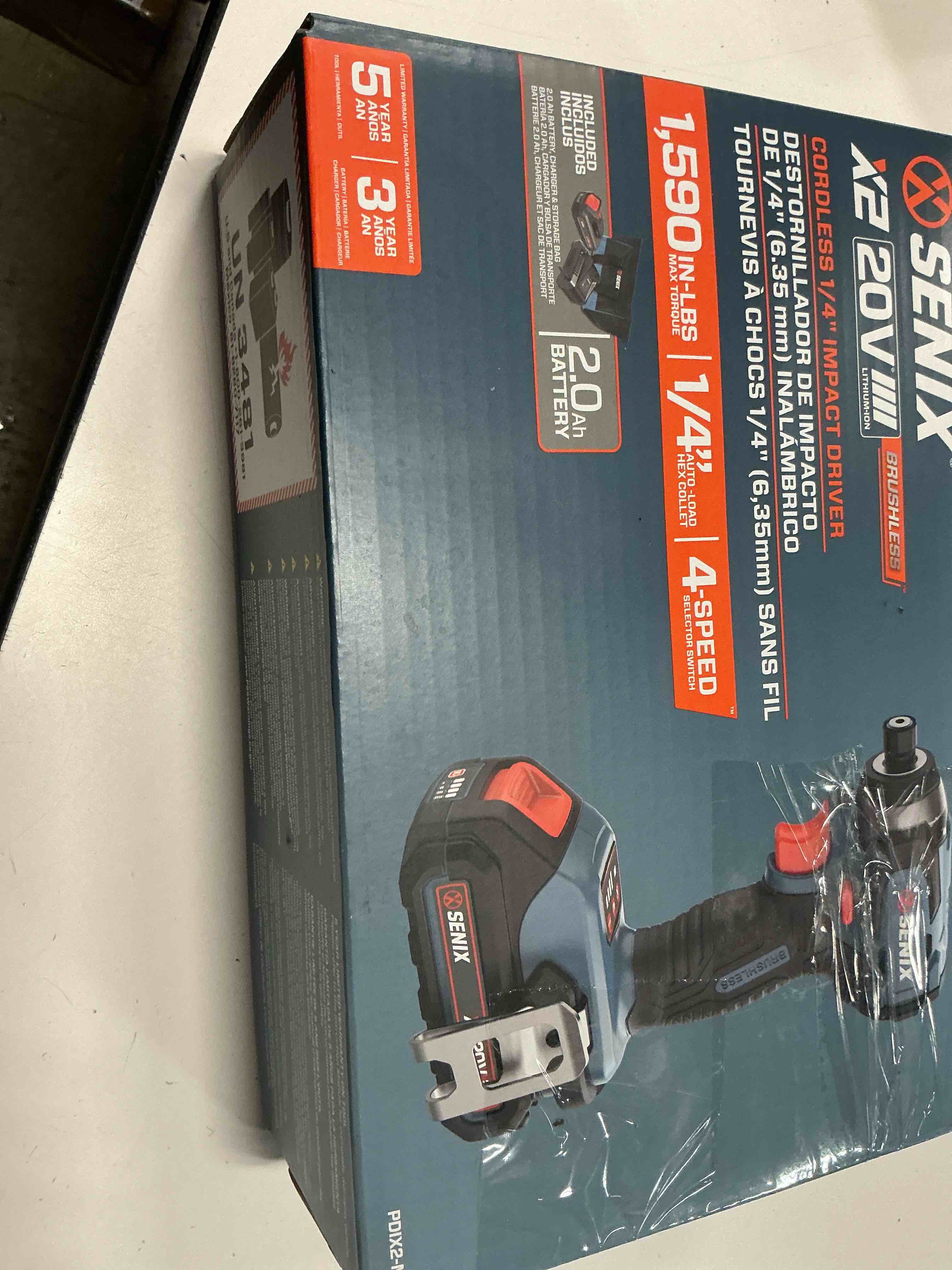 20V Max Brushless Lithium-Ion 1/4 in. Cordless Impact Driver Kit (2 Ah)