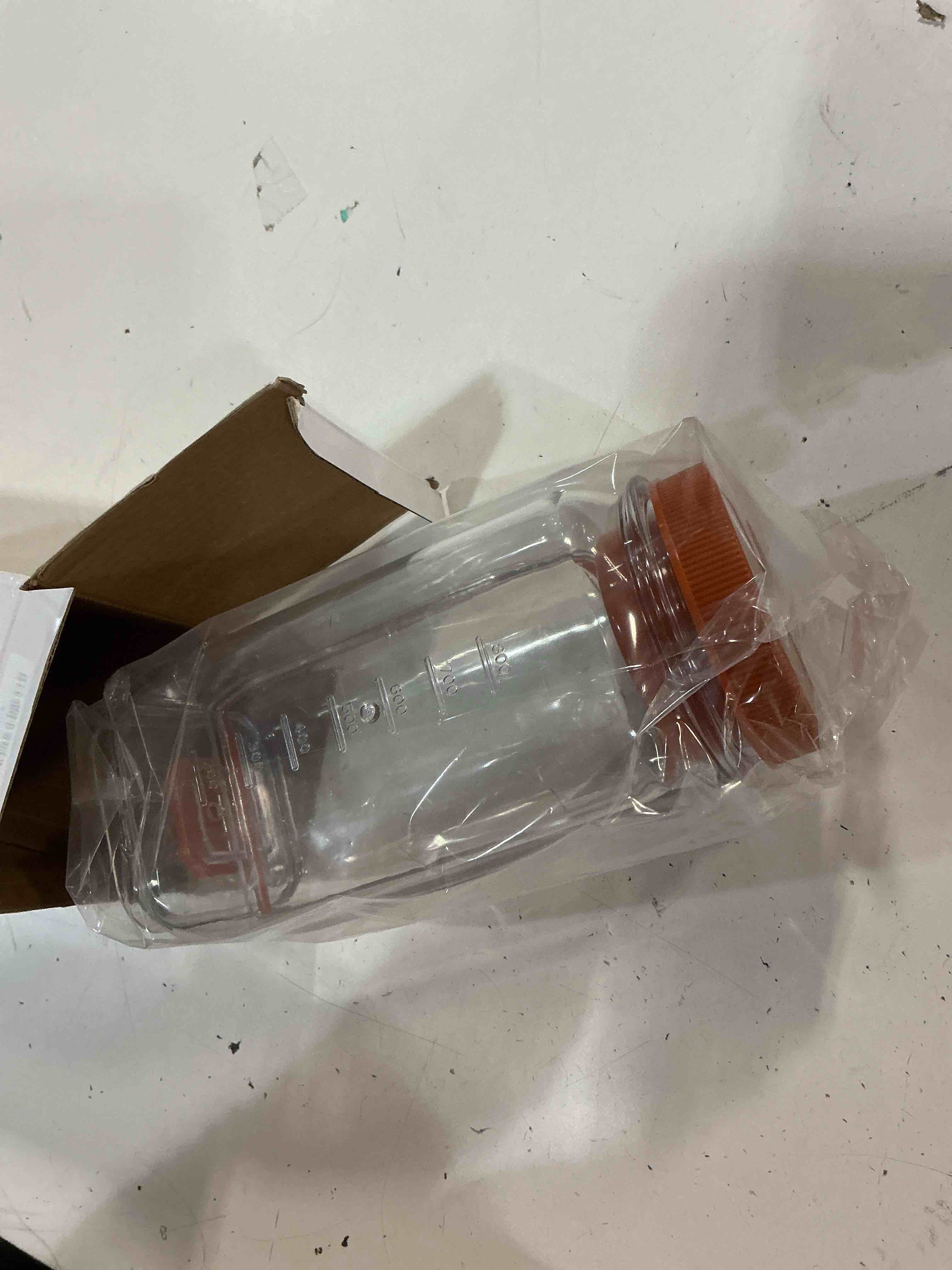 Condition photo showing New/Like New for vkx 2026 upgraded salad jar side open, 35oz (1000ml) leakproof salad jar lunch container with dressing cup & lid, dishwasher safe for office & outdoors, travel (orange)