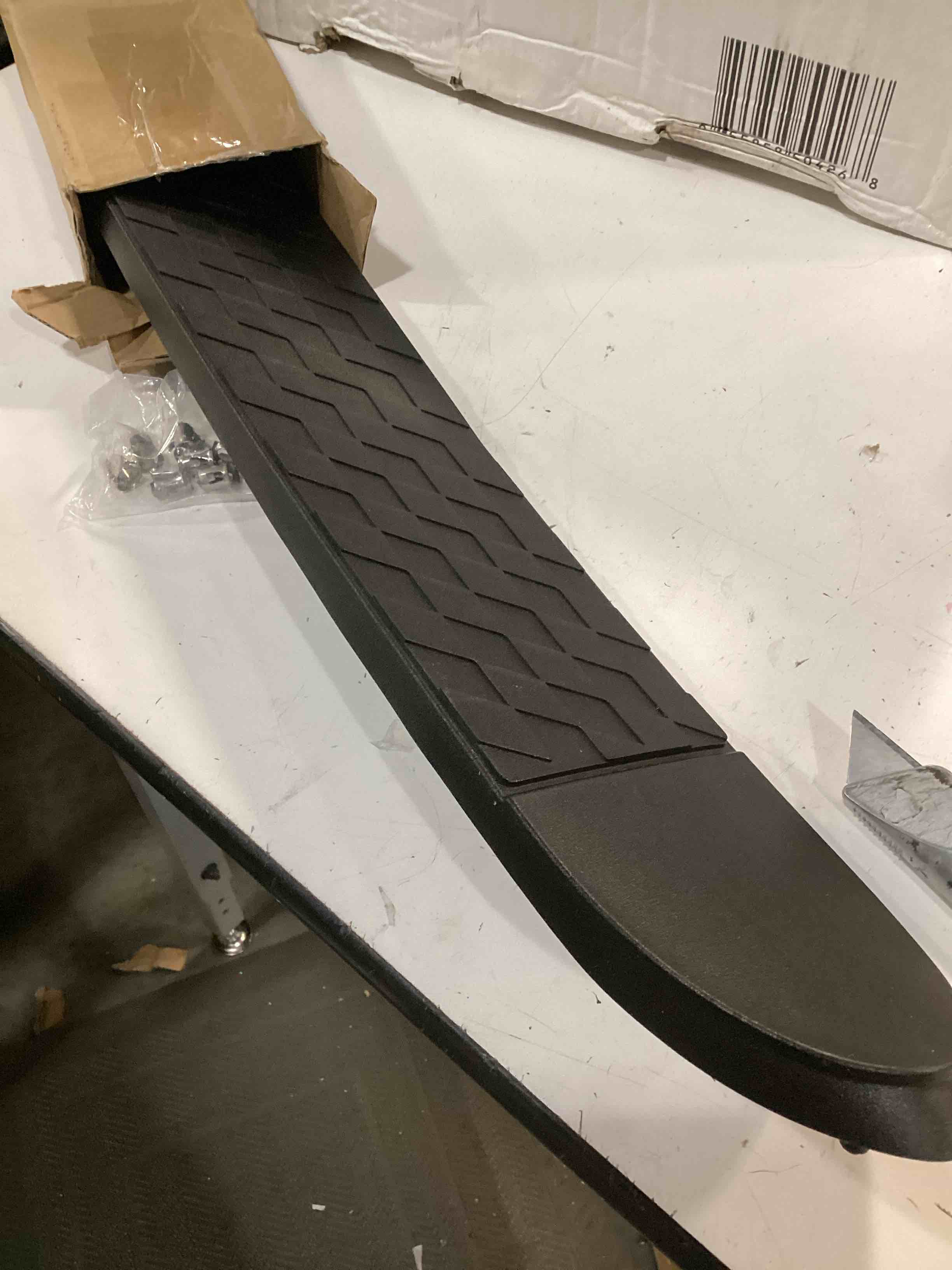 Condition photo showing Good Condition for nerf bar replacement pads for 4 inch oval step bar pad, 24" x 4" durable non-slip running boards pads 6 holes with 6pins