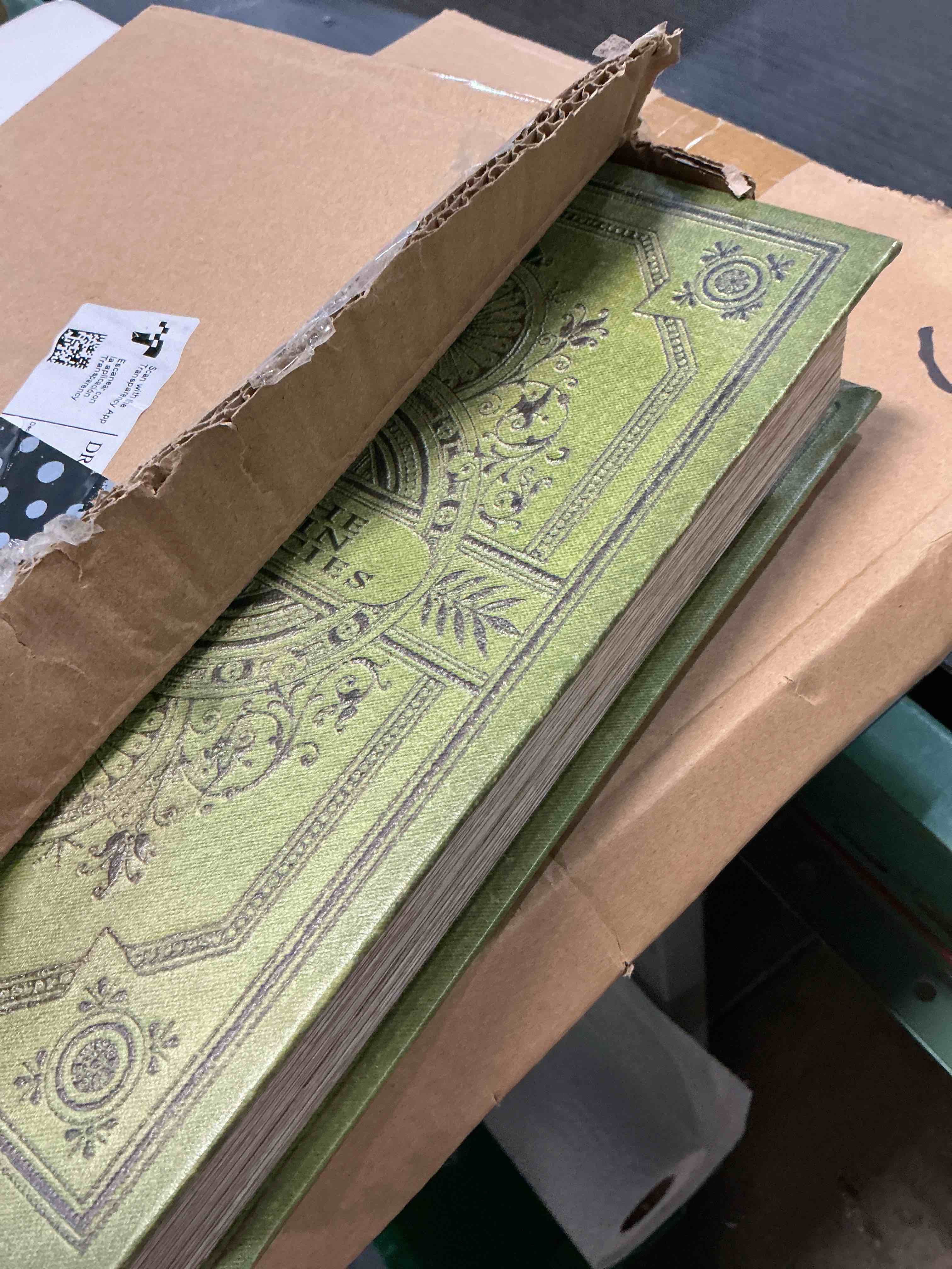Condition photo showing As Is for golden state art, pack of 50 mix pre-cut 5x7 picture mat for 4x6 photo with white core bevel cut mattes sets. includes 50 high premier acid free bevel cut matts & 50 backing board & 50 clear bags