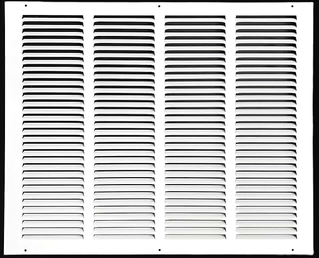 return air grille vent cover grill for wall and ceiling,air return vent cover fits duct opening 16"w x 20"h, hvac a/c cold air intake grille 16''w×20''h