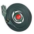 Condition photo showing Good Condition for 3 outlet extension cord with hand/foot switch and light indicator with safety twist-lock, 16/2, 8 feet green, ul listed